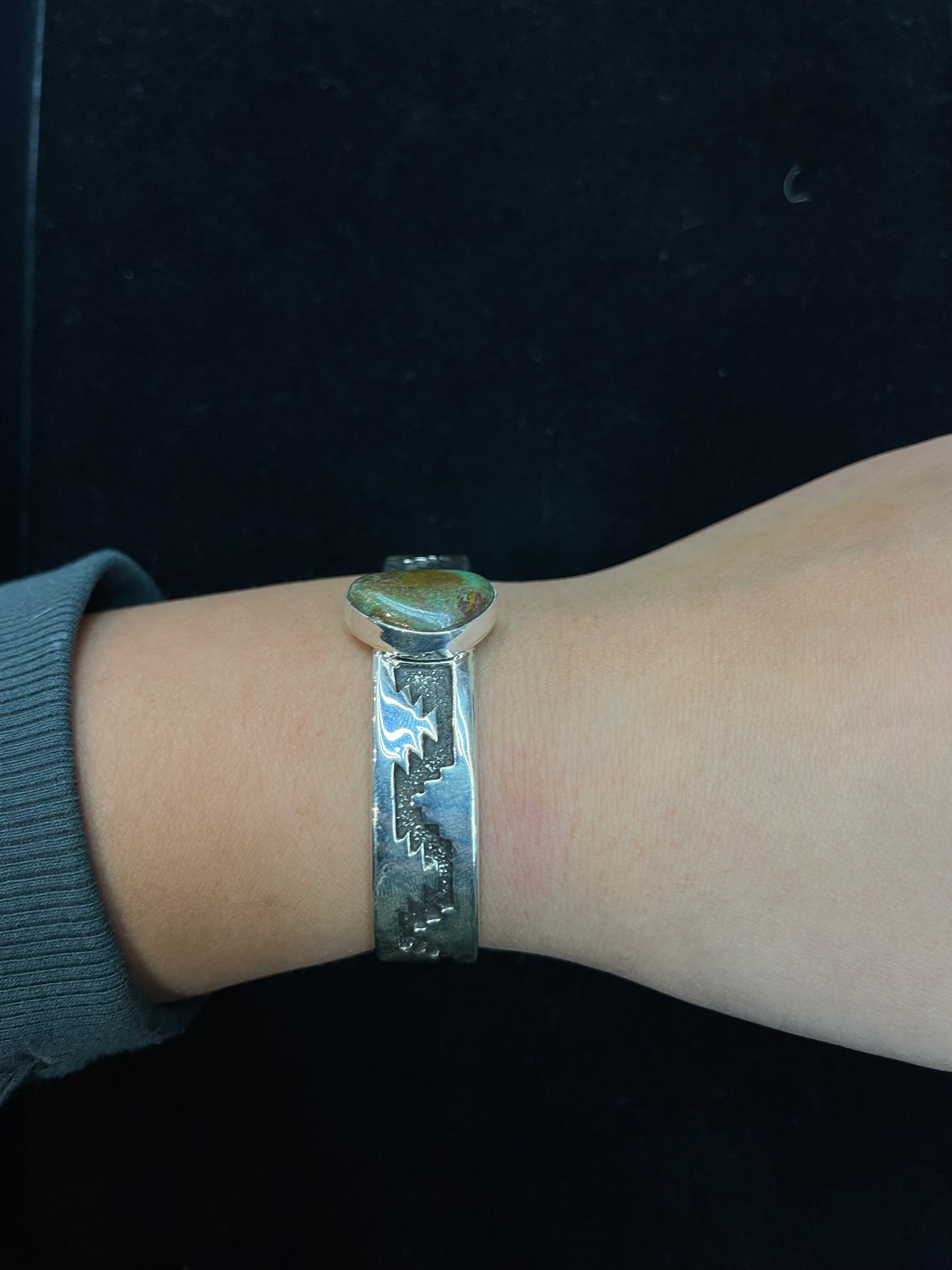 5 3/4”- 6 3/4” Royston Turquoise Cuff