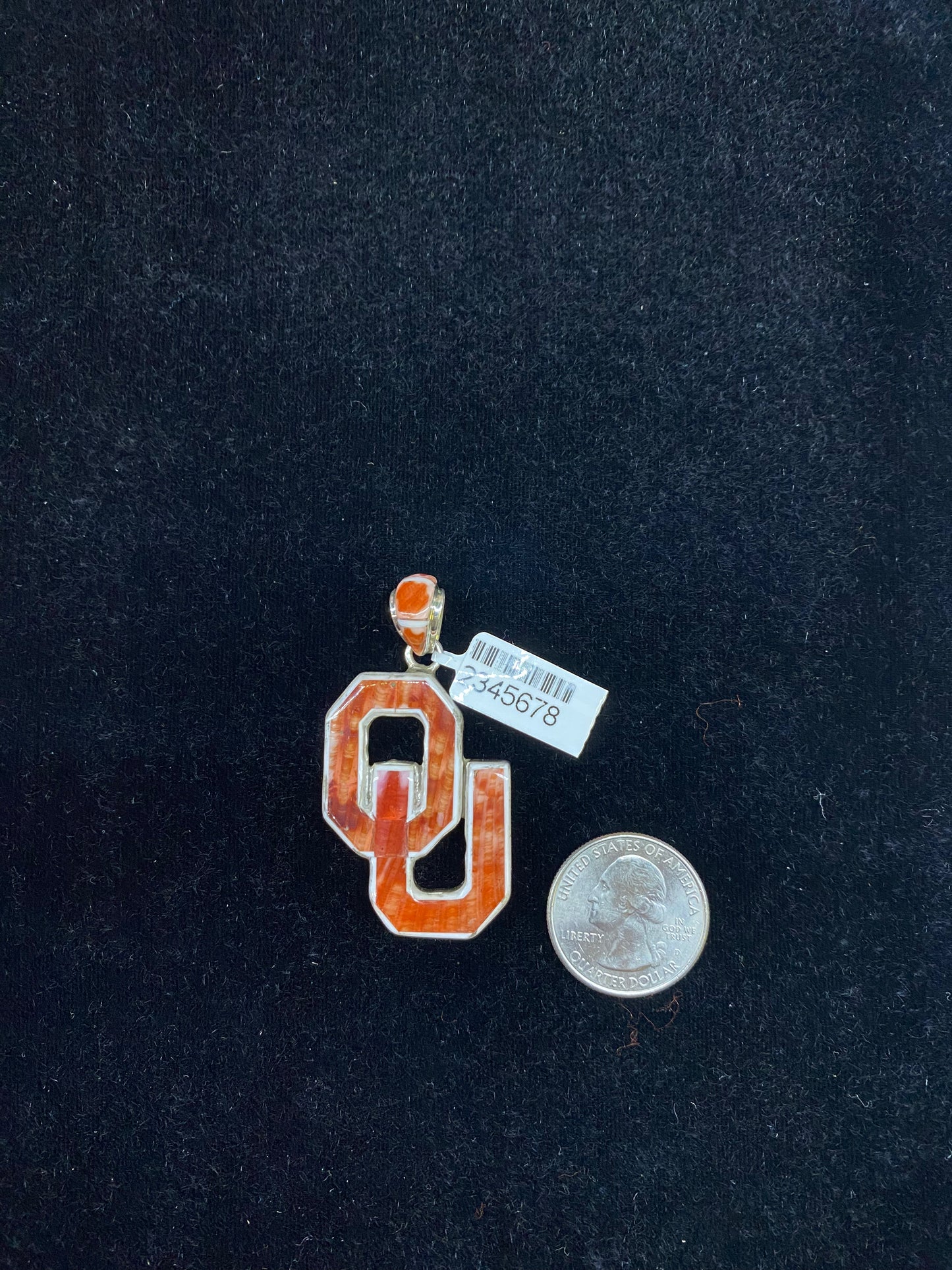 OU Sooners Inlay Pendant - Oklahoma University