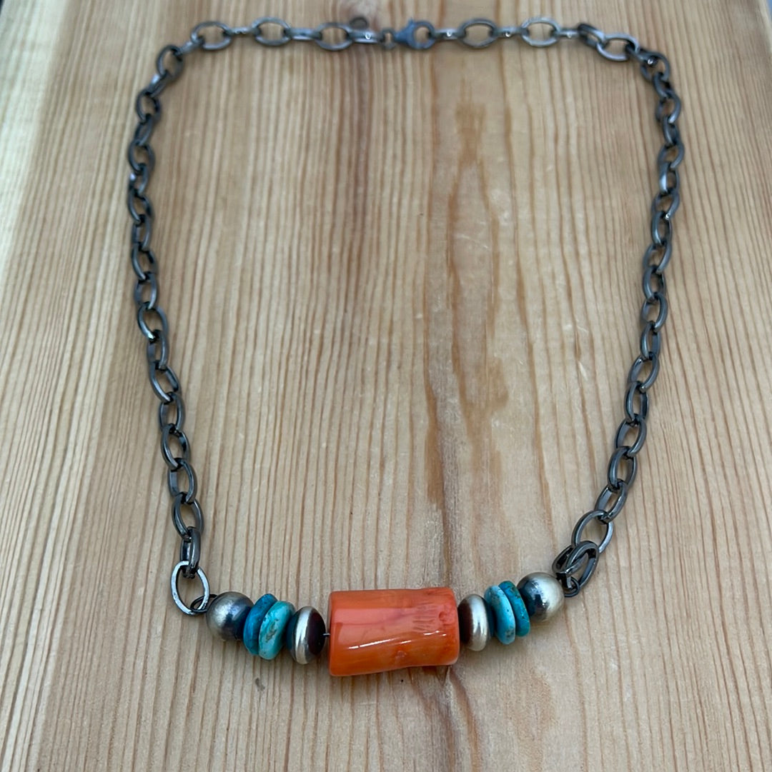 18” Natural Coral Necklace