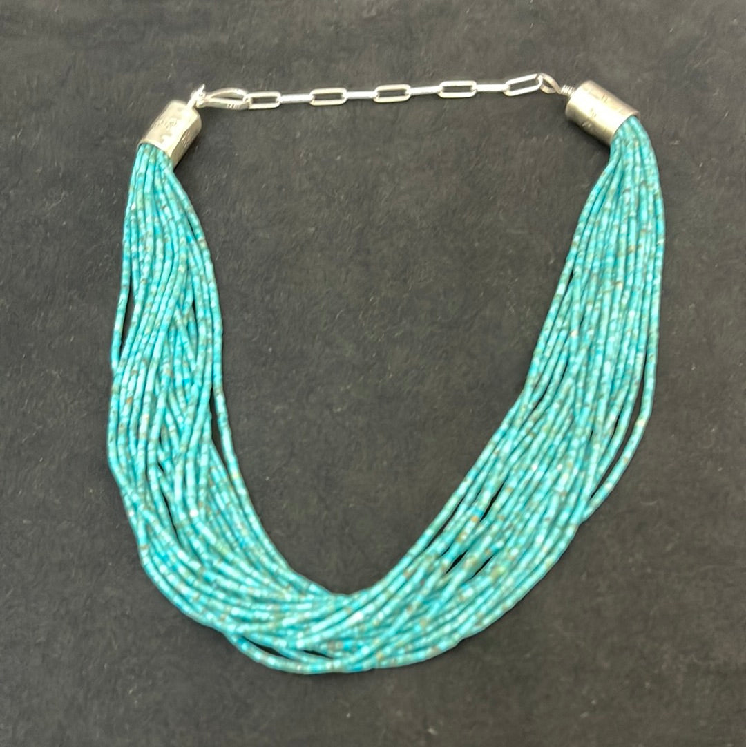 20 Strand 3mm Heishi 18" Necklace