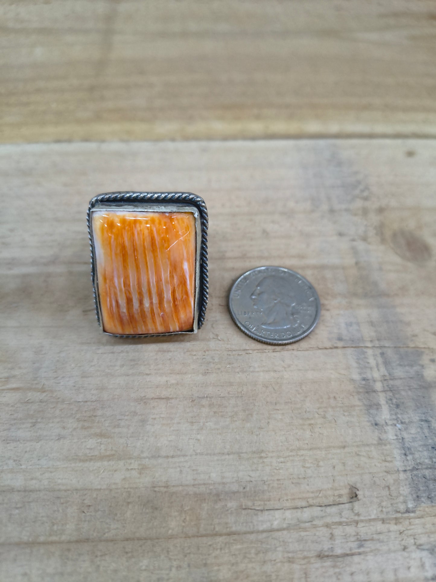 12.0 Orange Spiny Oyster Ring