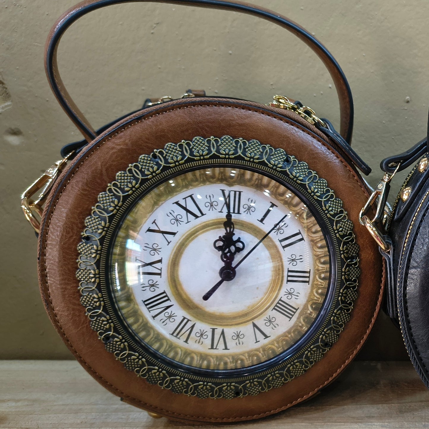 Clock Cross Body Purse