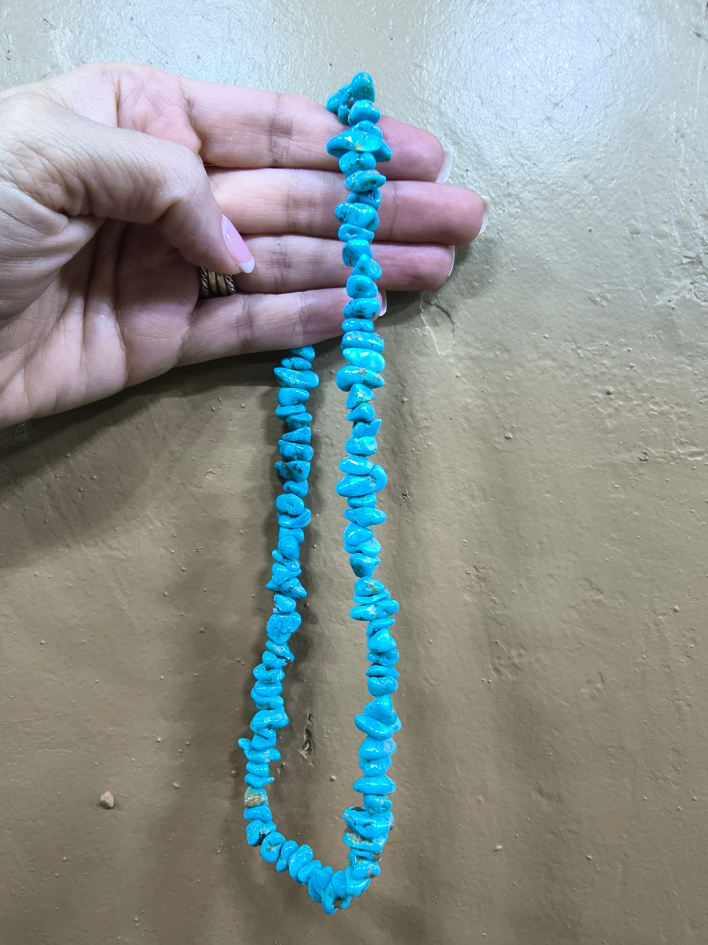 18" Chunk Turquoise Necklace