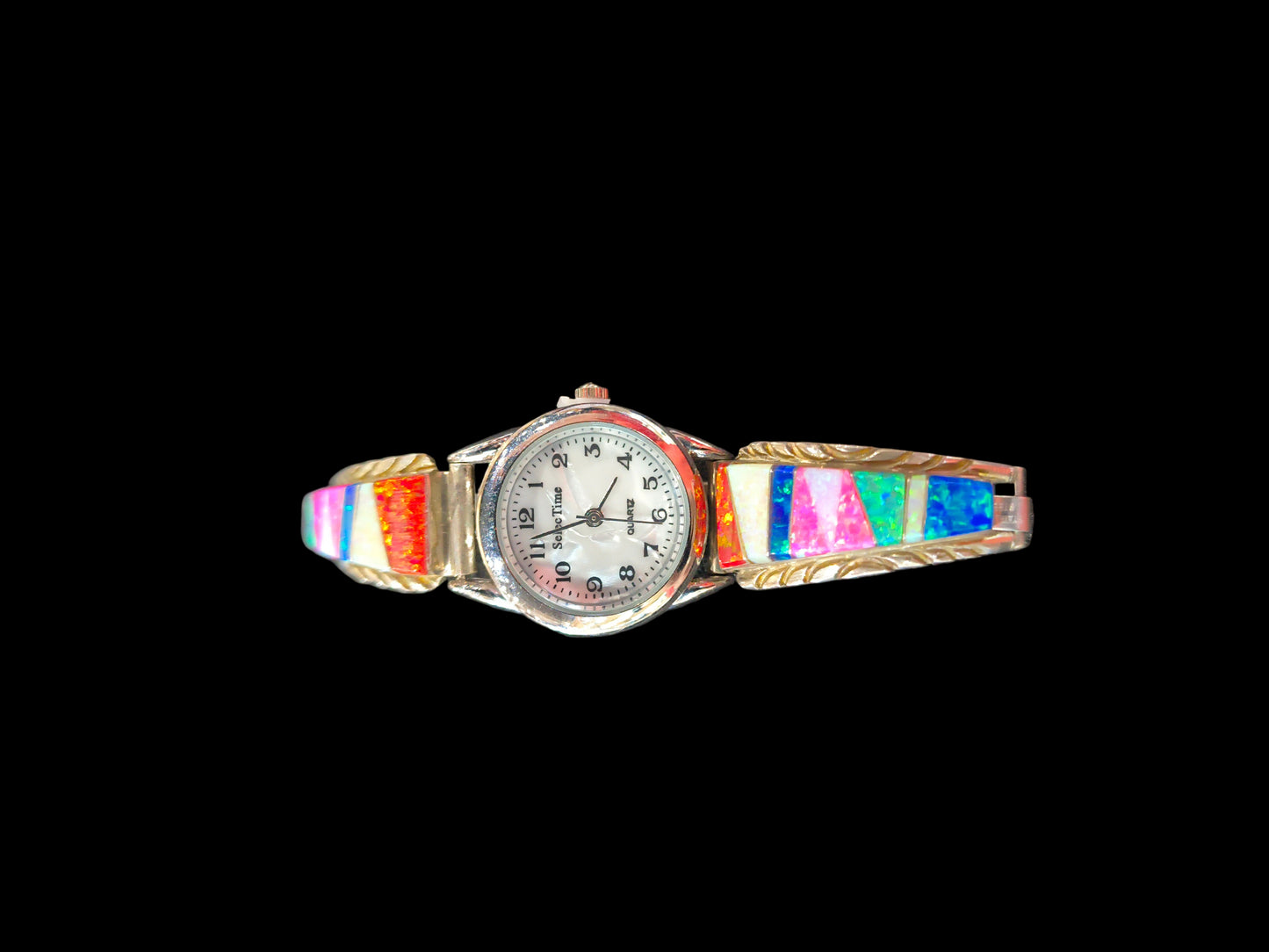 Multi Colored Opal Watch