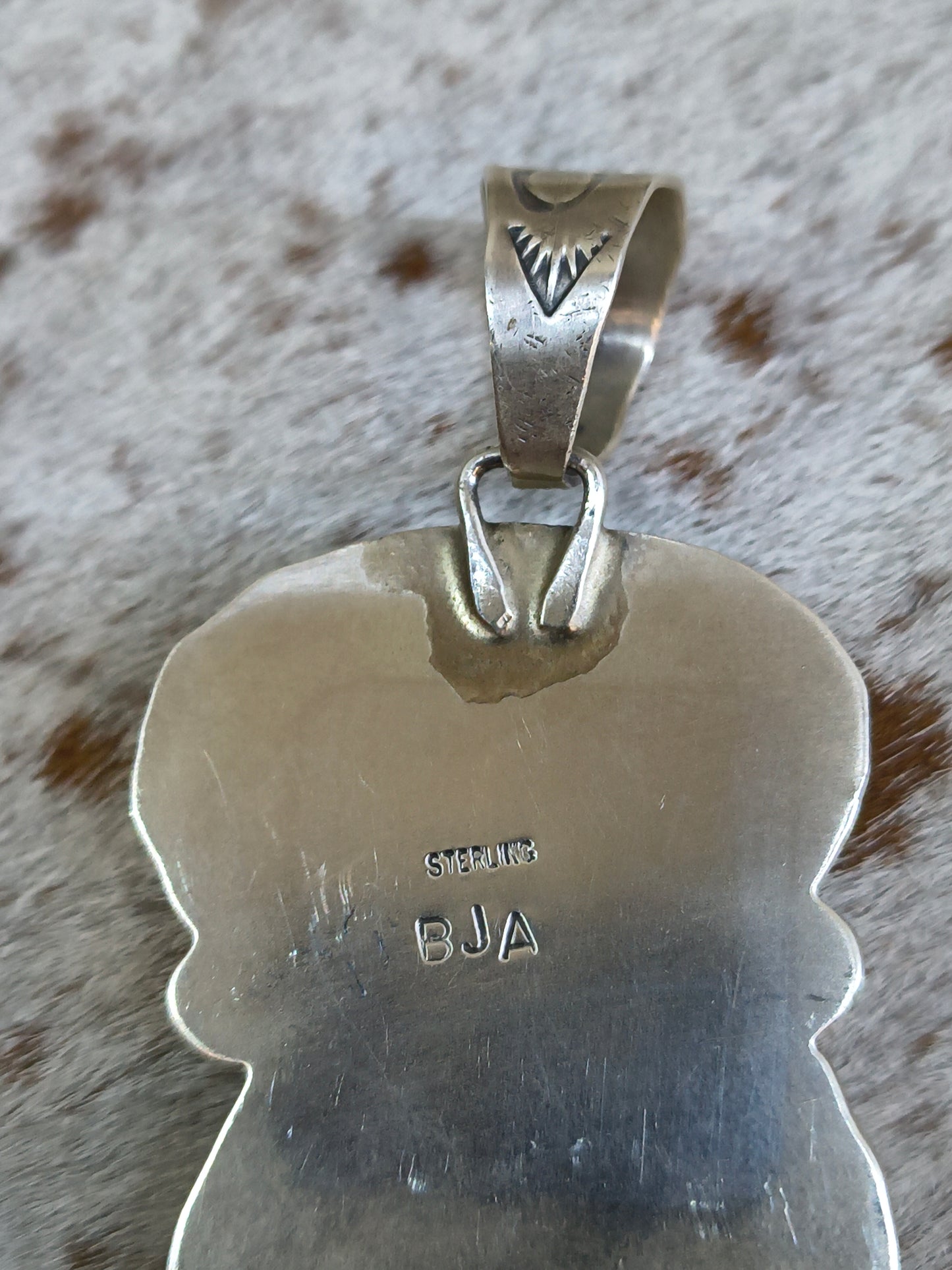 4 Stone Tree Frog Turquoise Pendant with a 14mm Bale by Boyd Ashley, Navajo