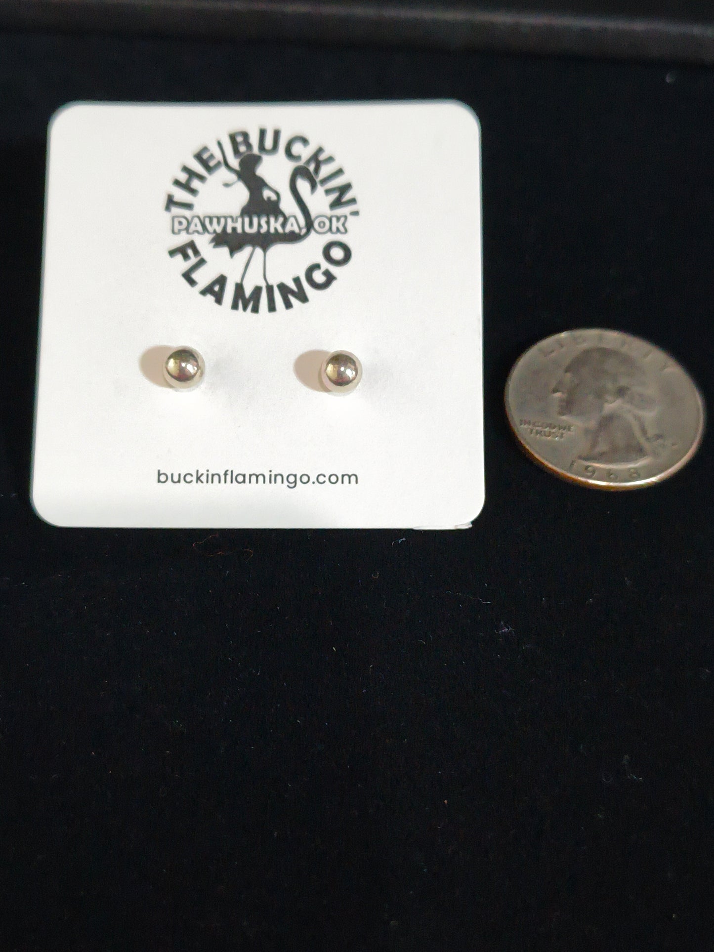 5mm Sterling Silver Ball Post Earrings