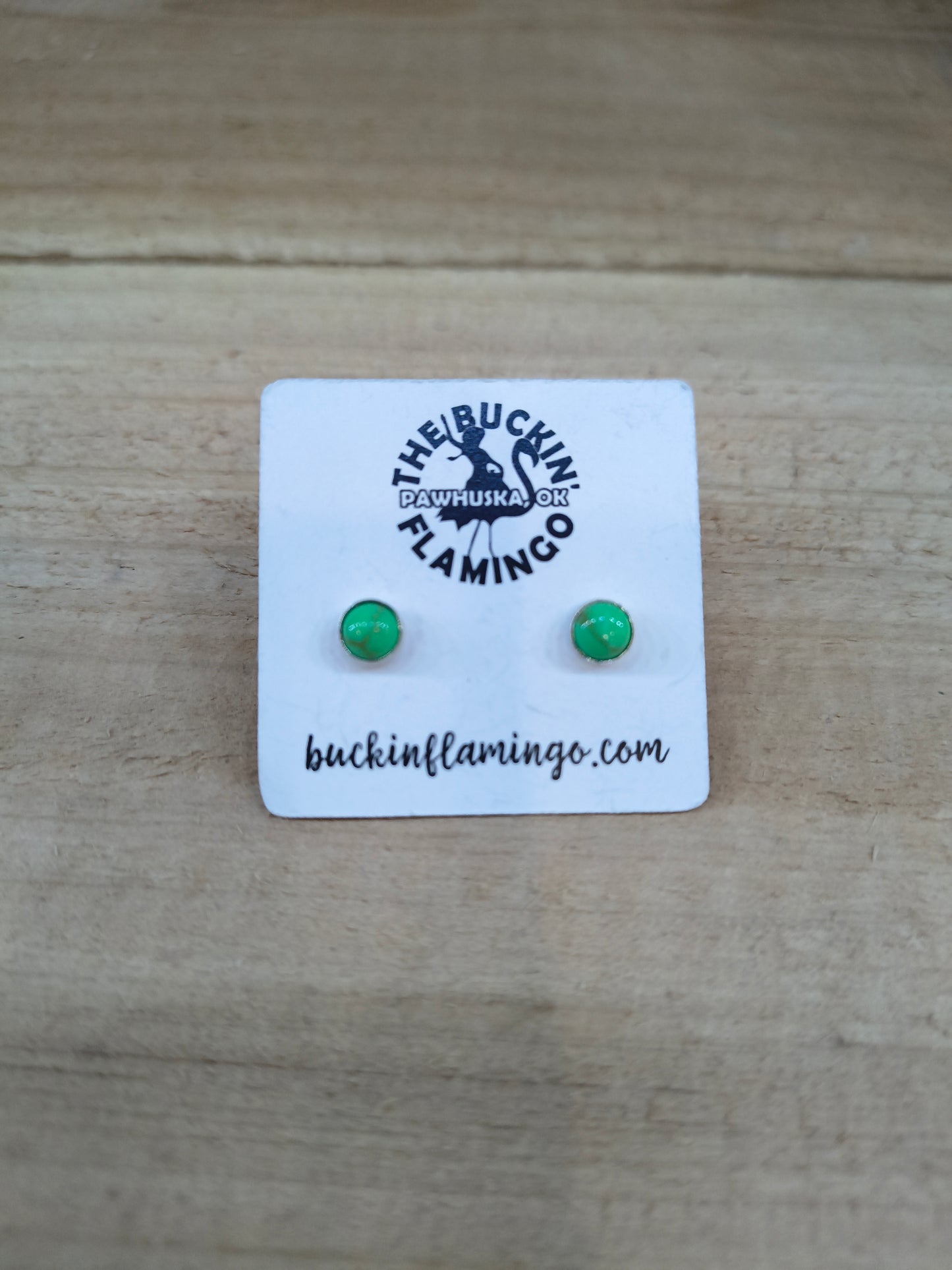 5.5 mm Gaspeite Post Earring