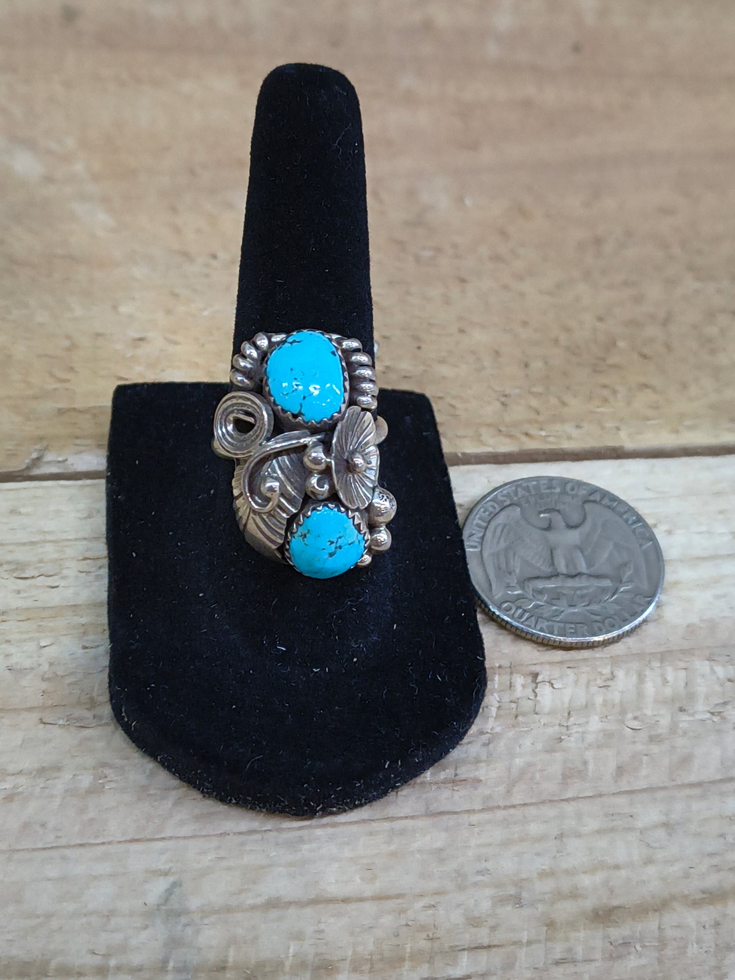 6.0 Kingman Turquoise Ring