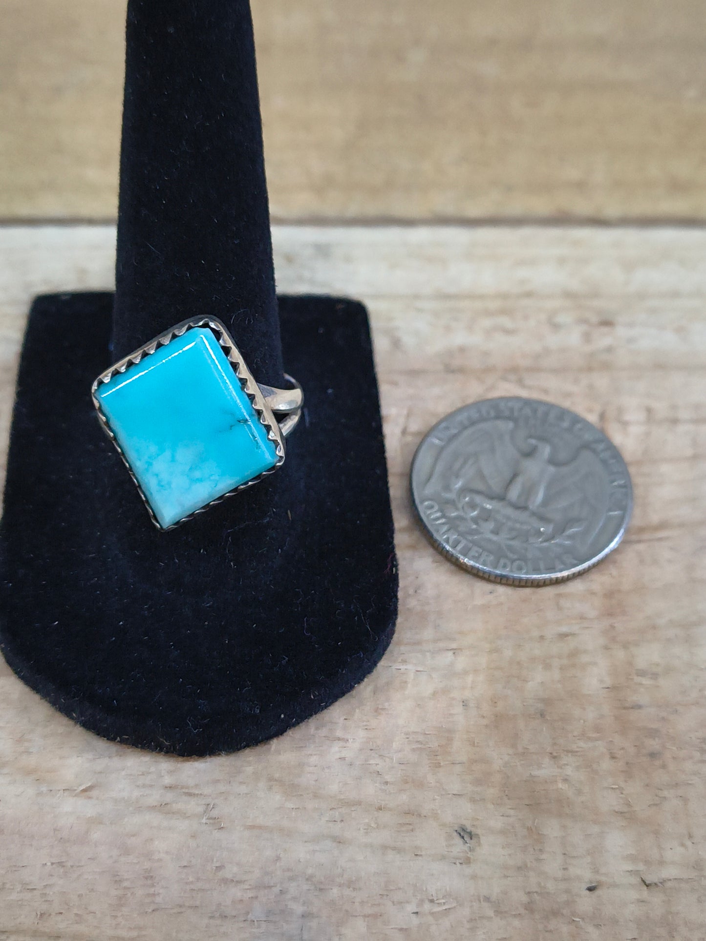 8.0 Larimar Ring
