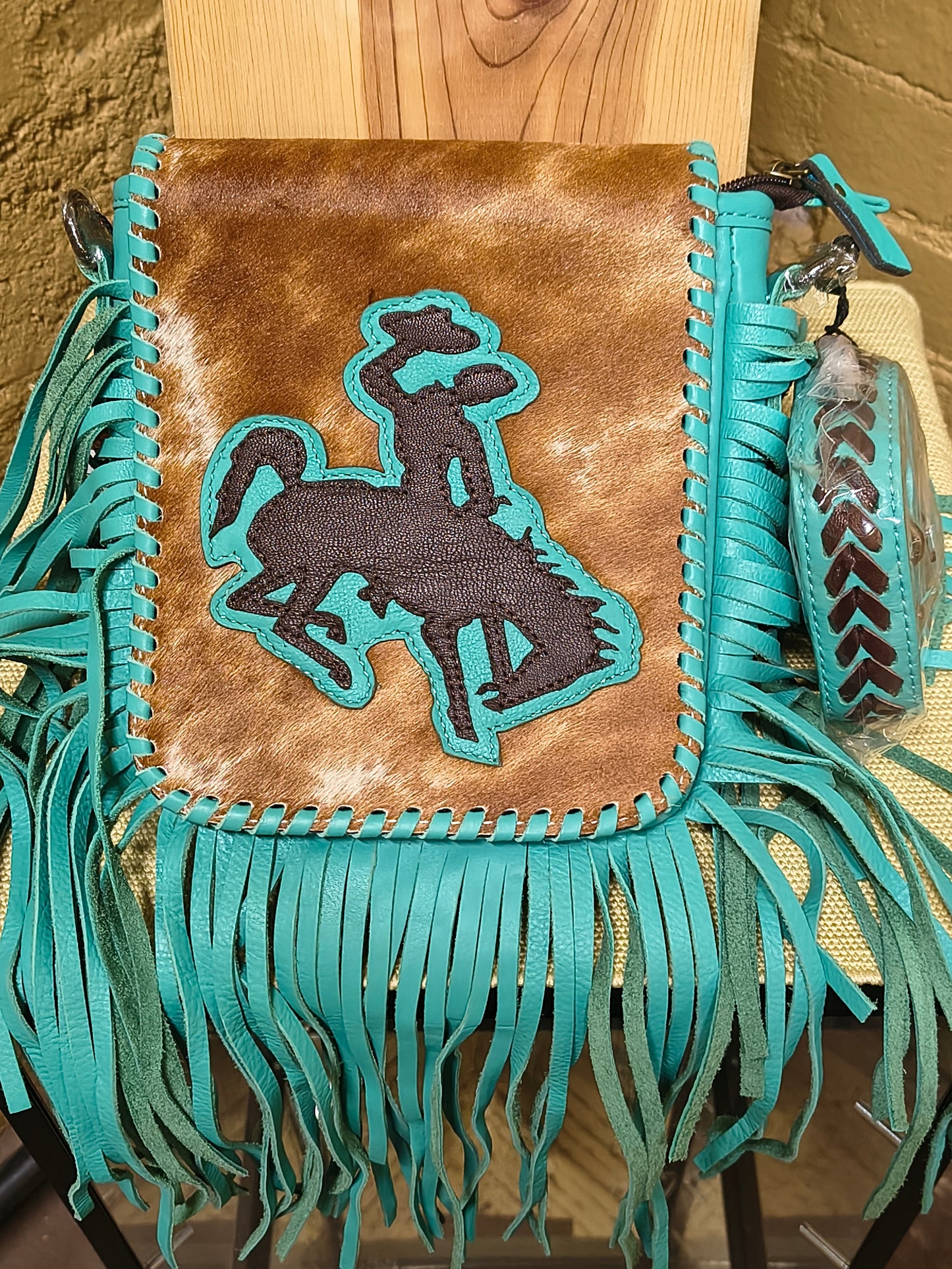 Buckin' Horse and Rider Small Crossbody Purse