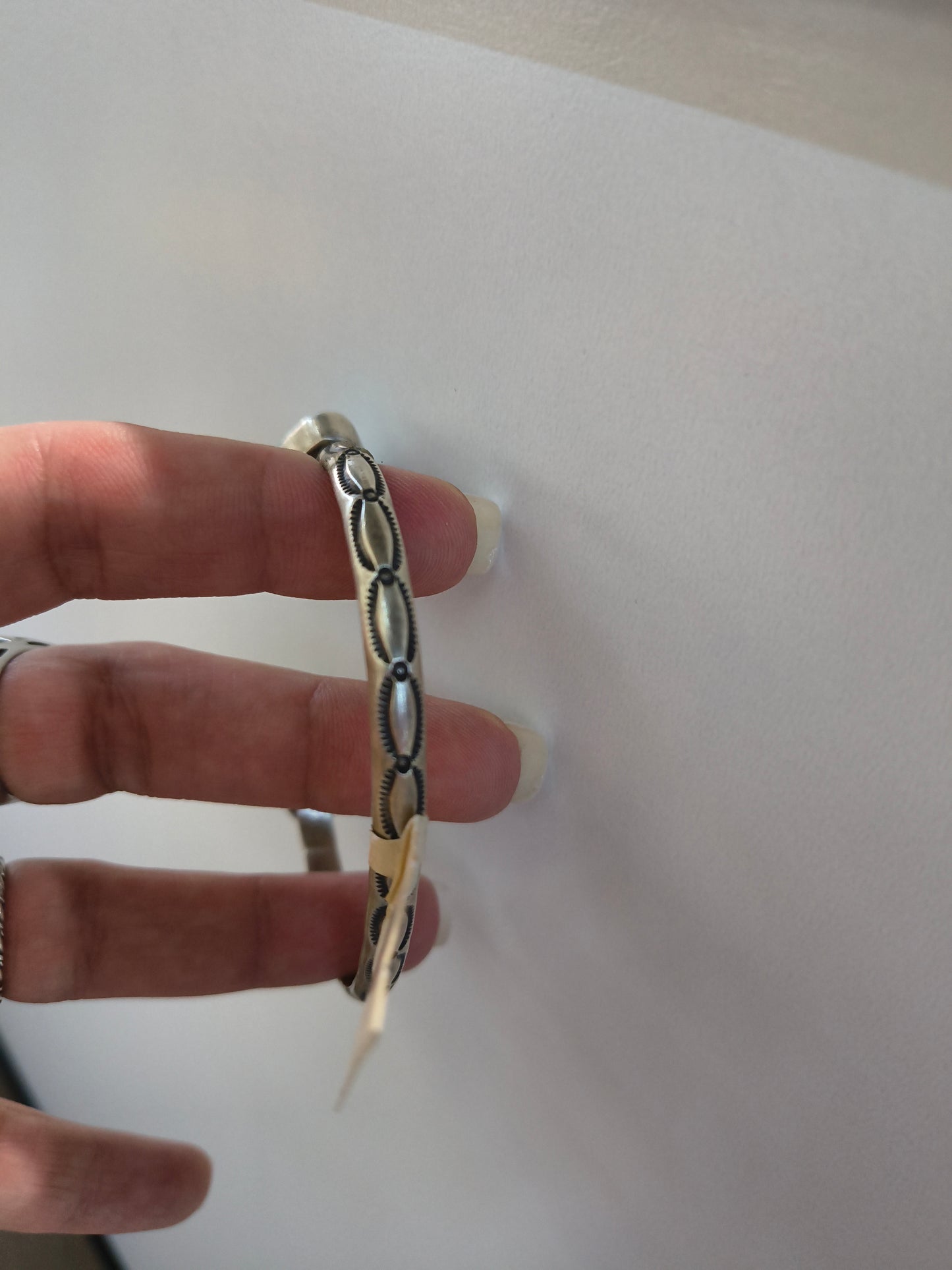 2 Stone Cuff Bracelet