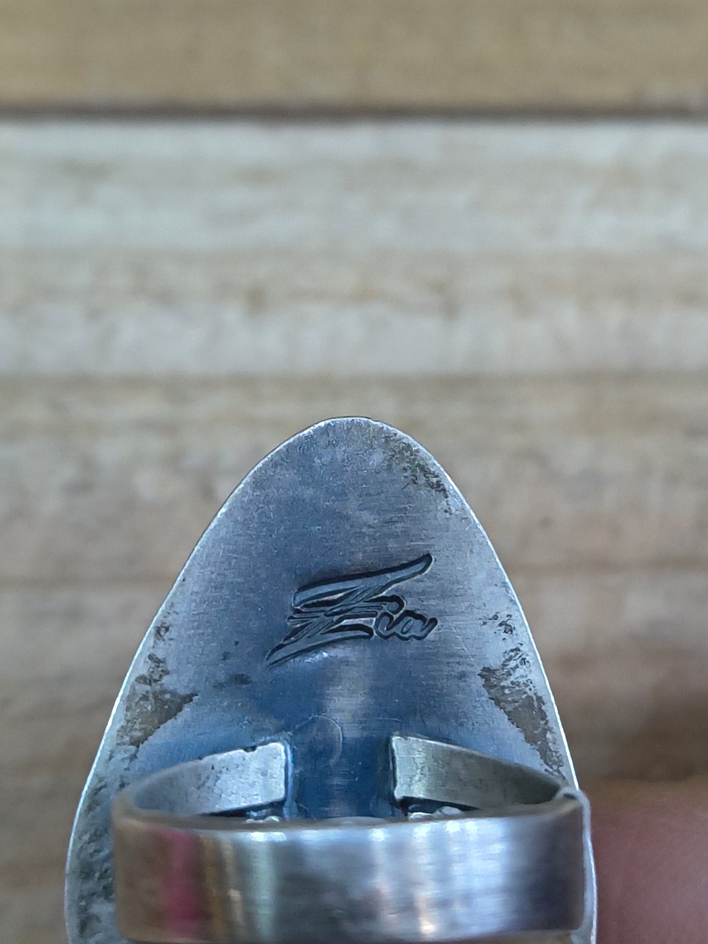 7.5 Turquoise Teardrop Ring