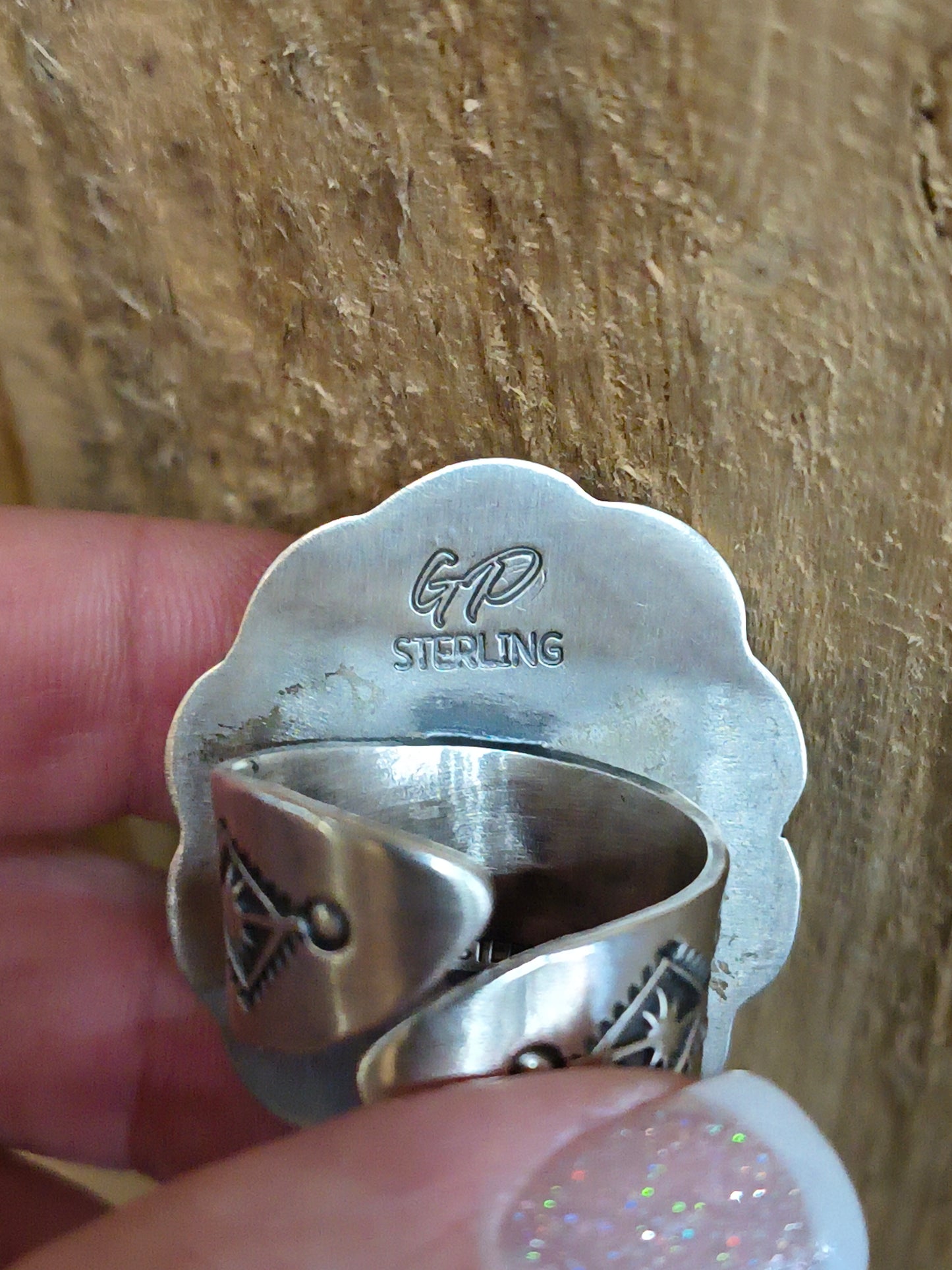 Adjustable Sugilite Ring by Gilbert Platero, Navajo