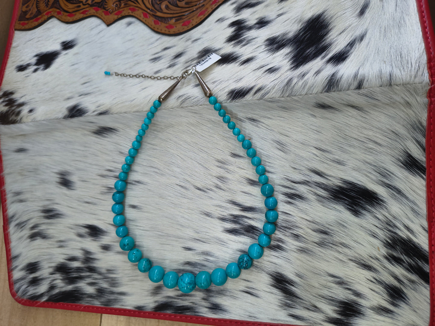 18" Graduated Turquoise Beads