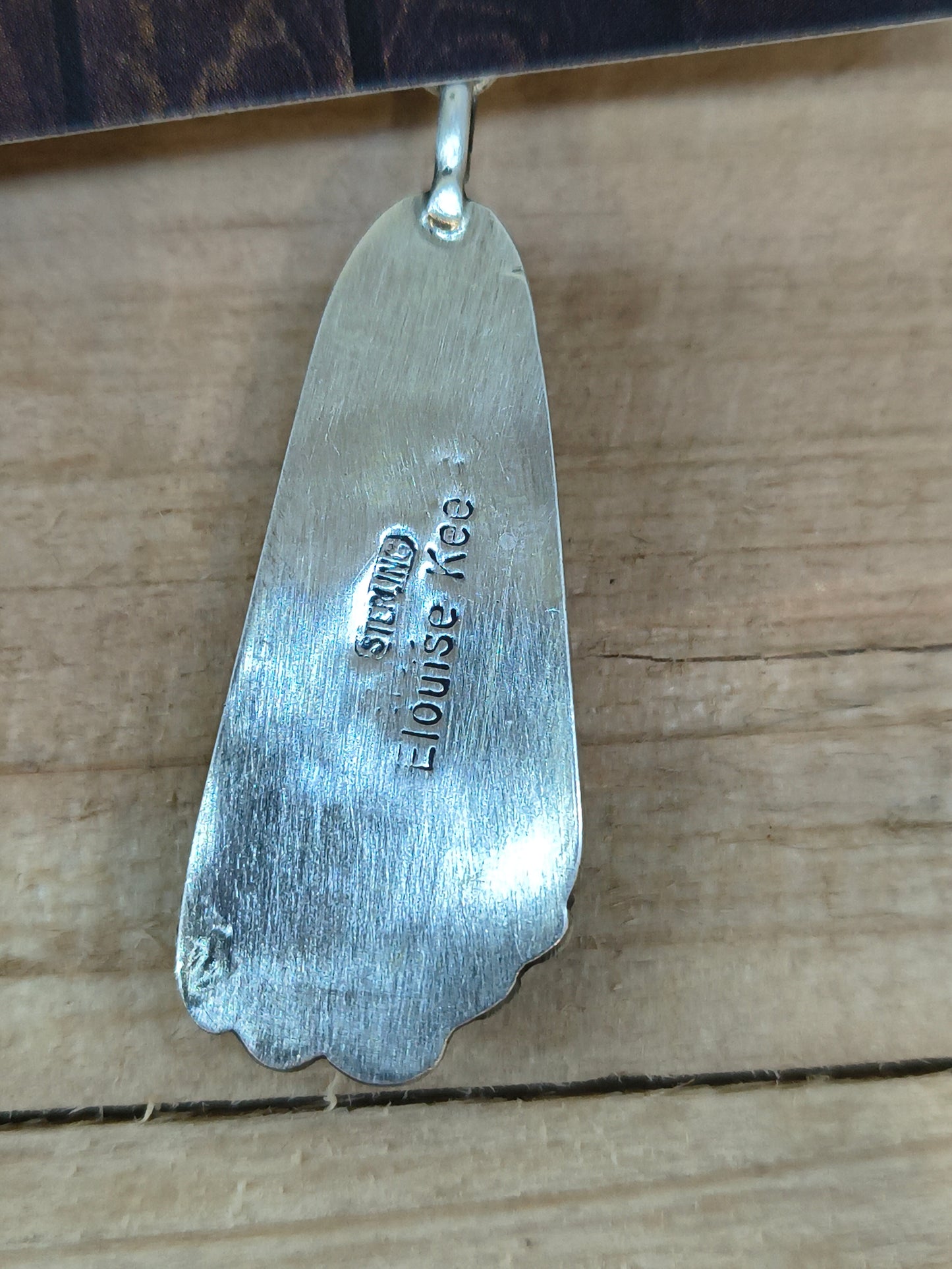 High Grade Kingman Turquoise Dangle Earrings by Elouise Kee, Navajo