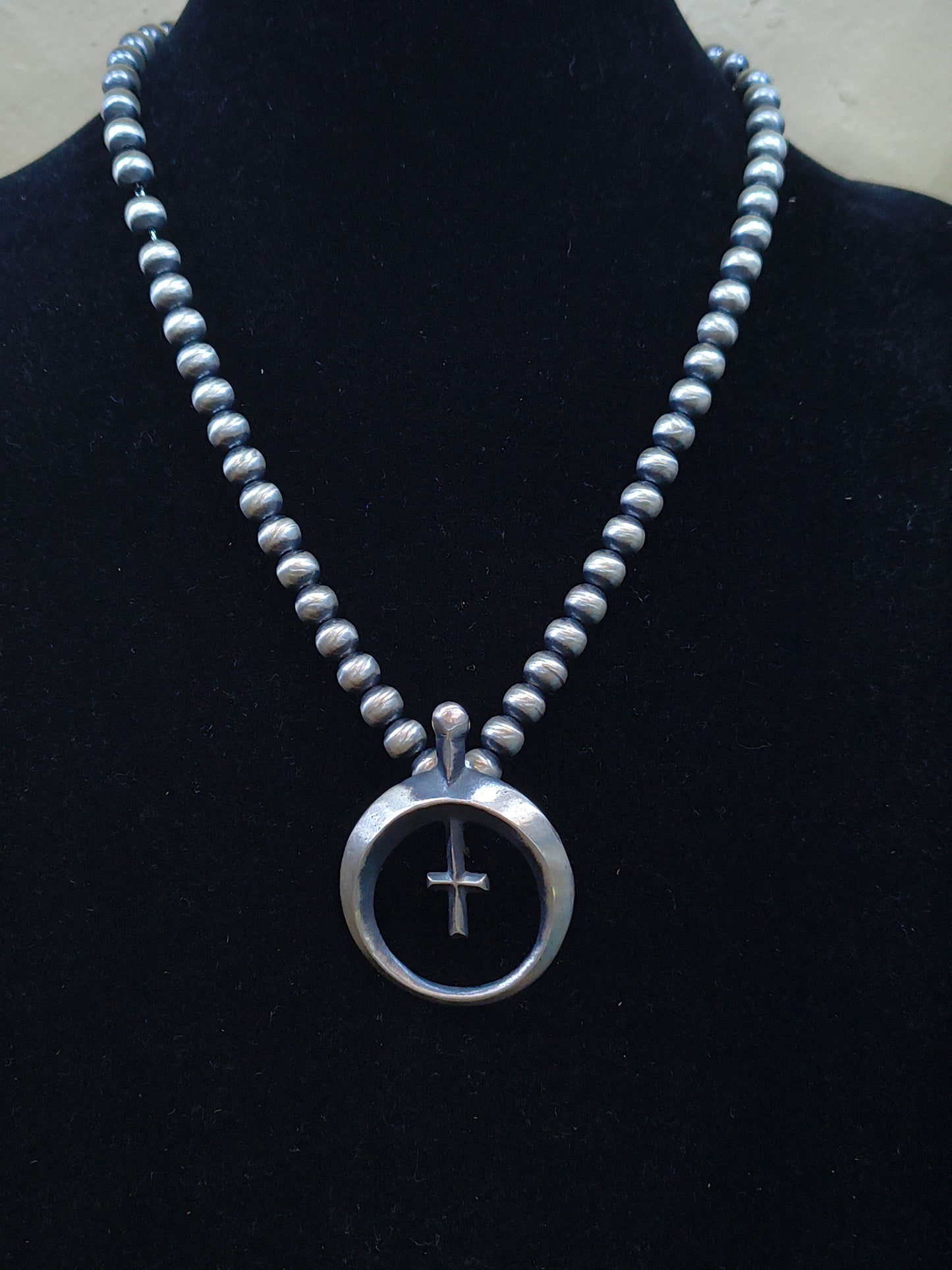 Sterling Silver Shepherd Hook Pendant