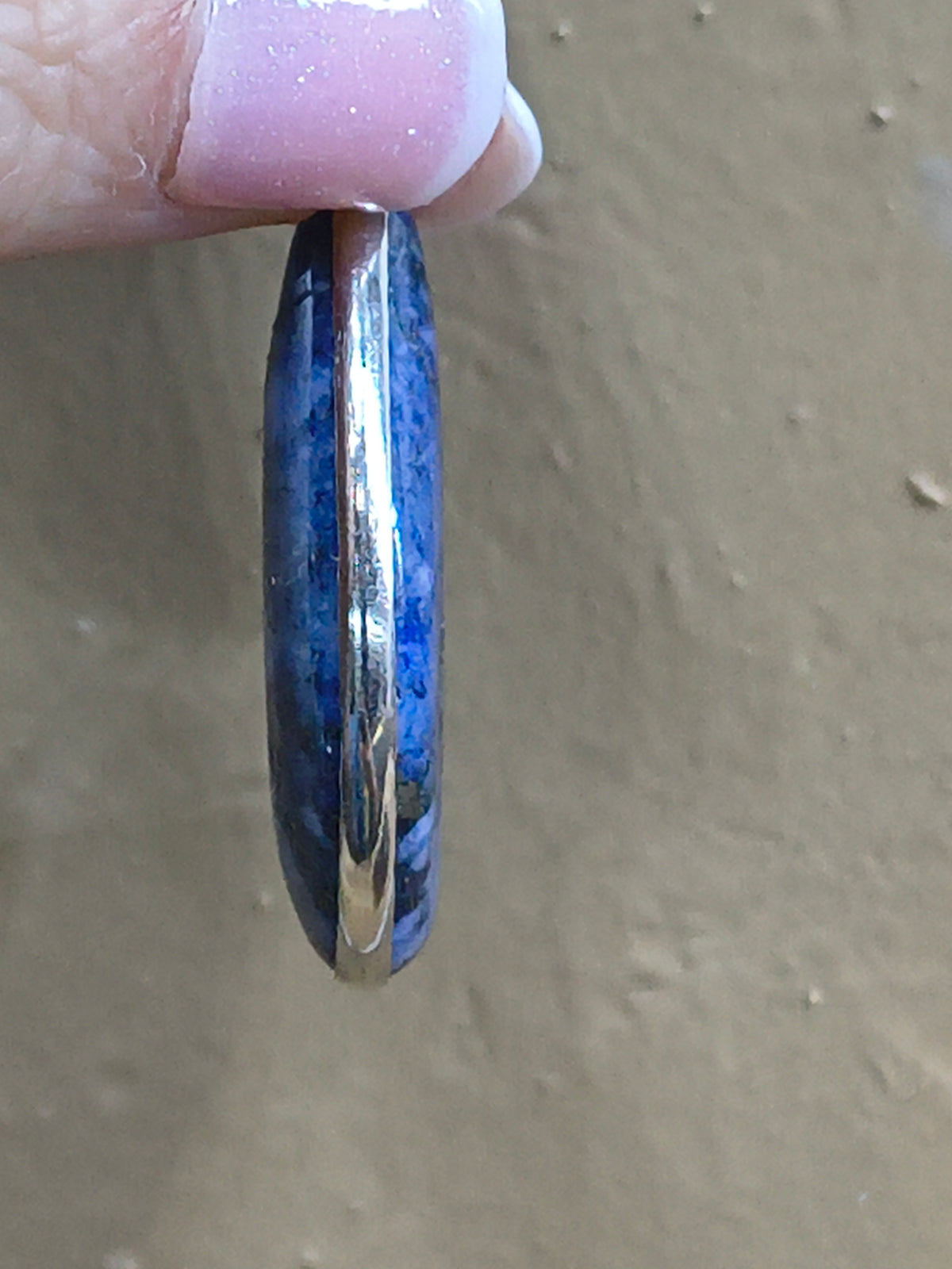 Lapis Pendant 5.5mm Bail