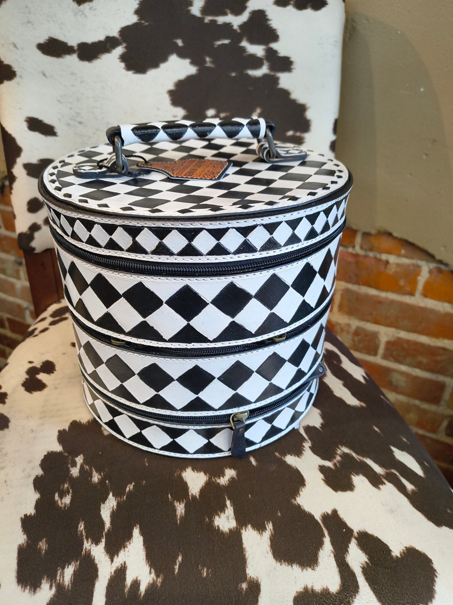 Triple Stack Round Jewelry Box