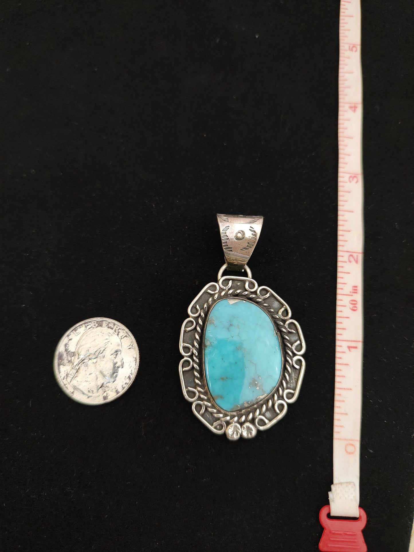 Kingman Turquoise Pendant