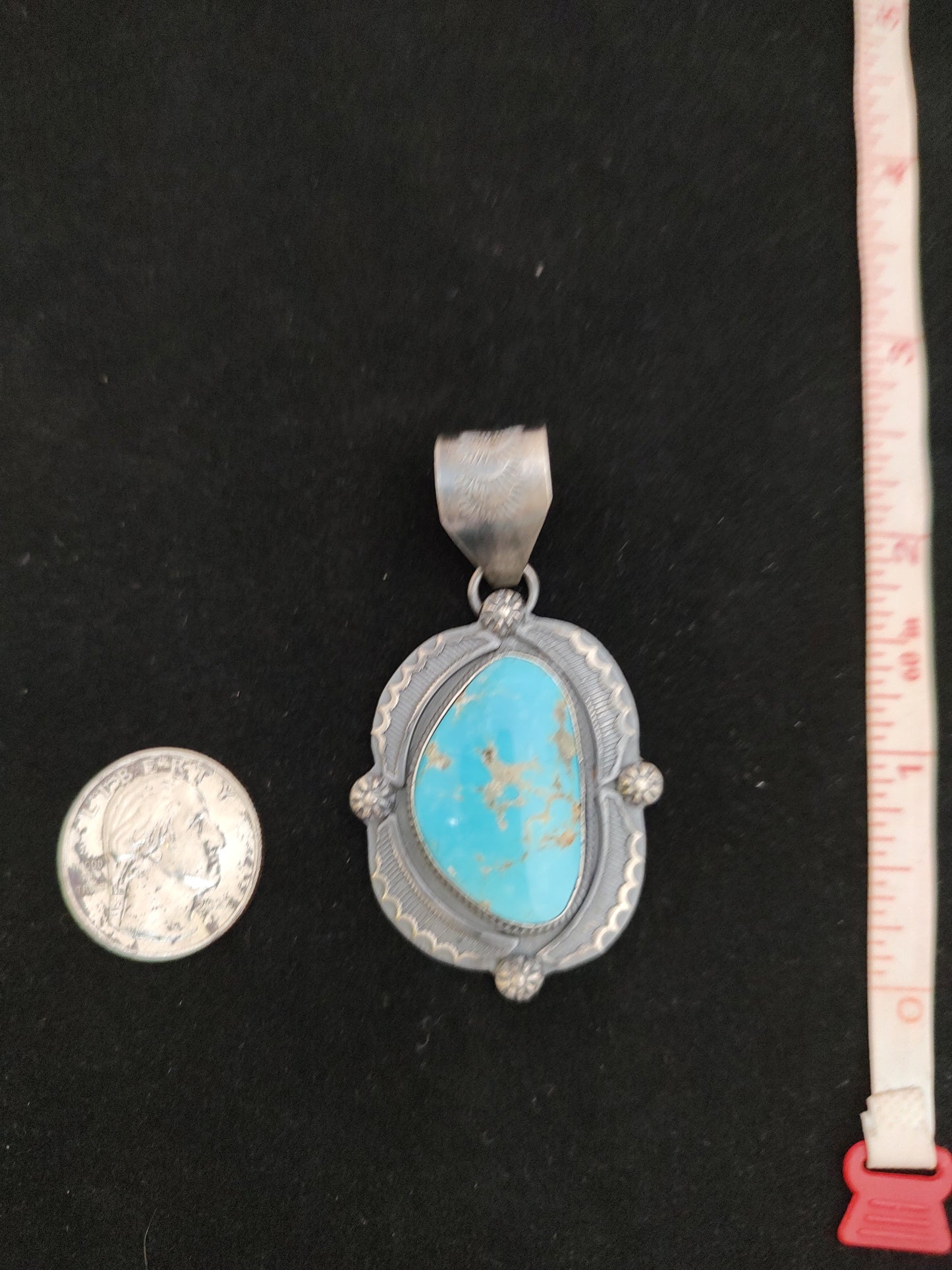 Kingman Turquoise Pendant