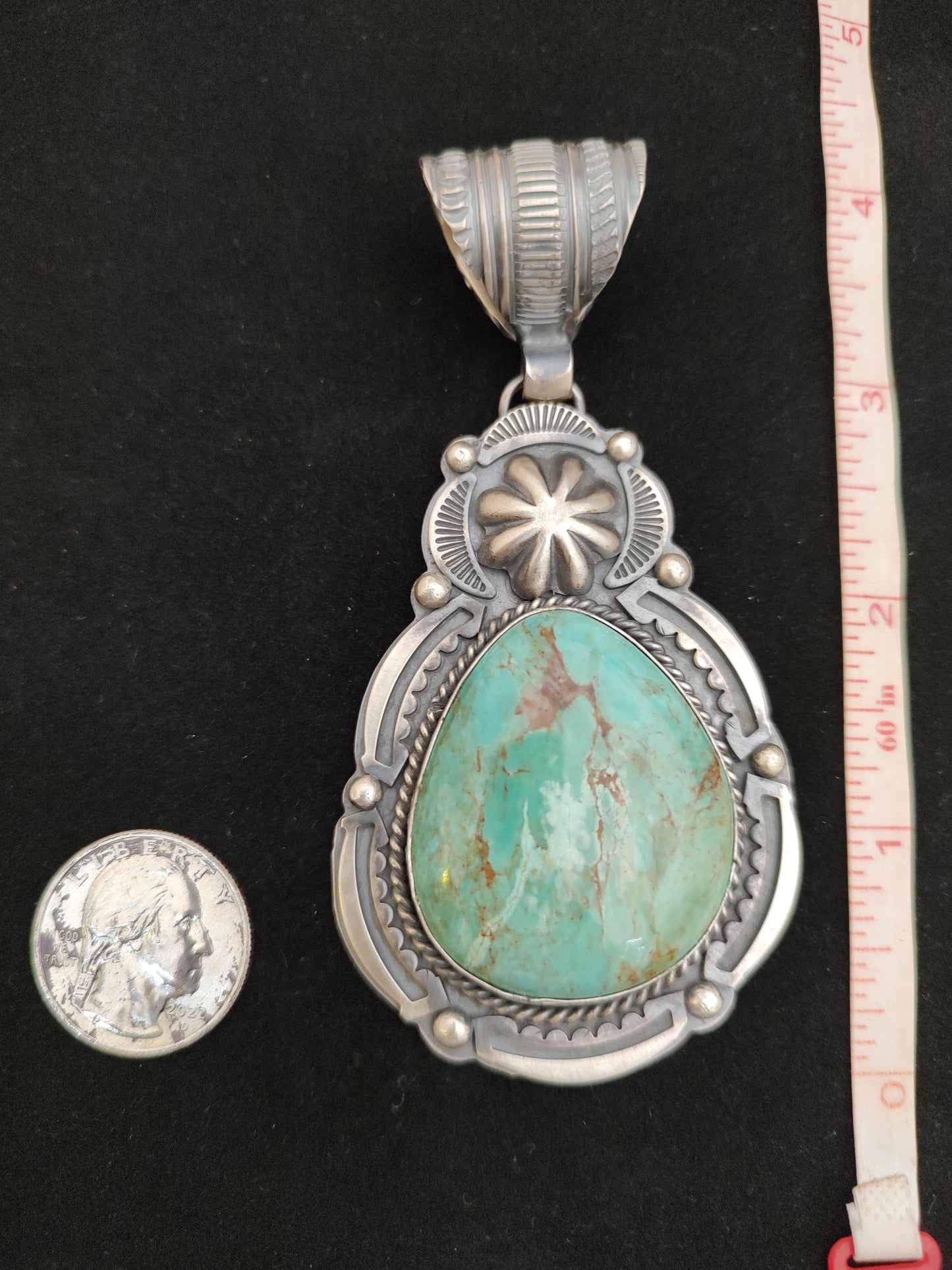 Royston Turquoise Pendant