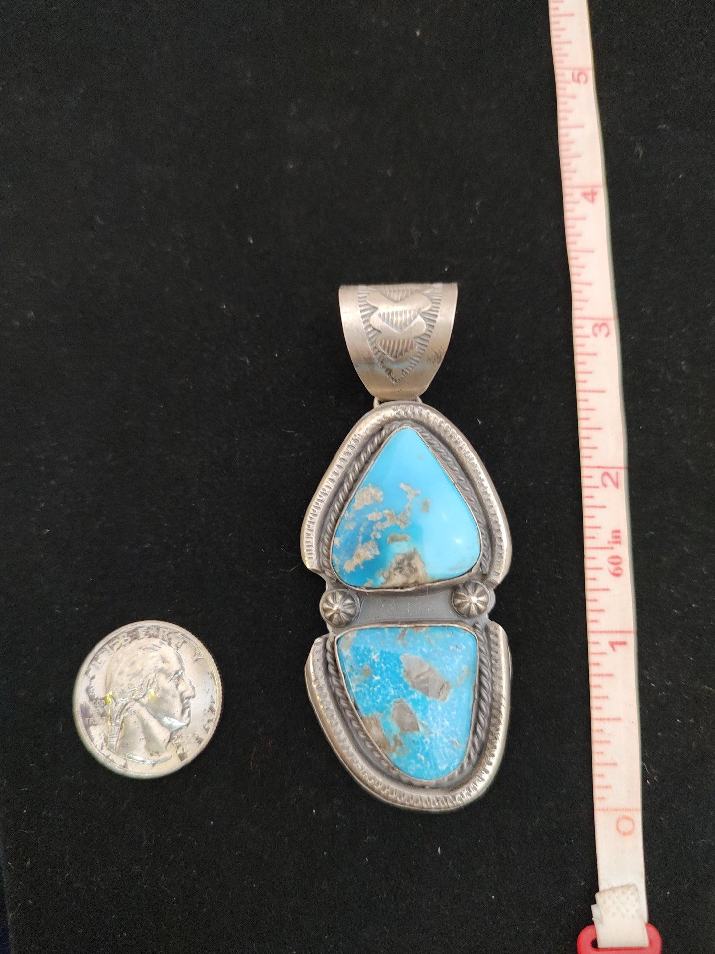 Kingman Turquoise Pendant