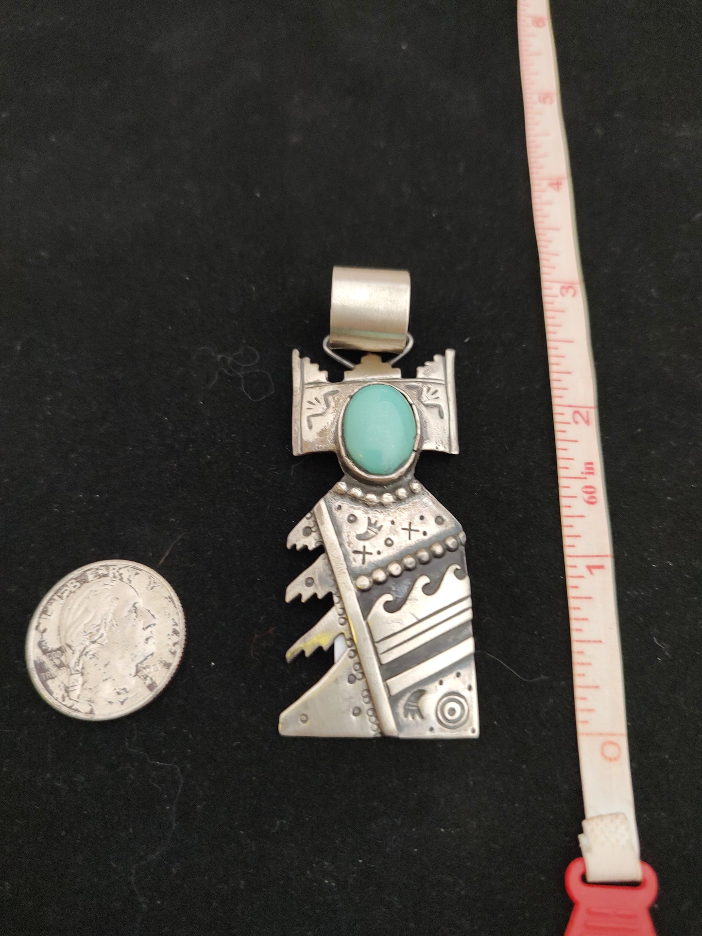 Kingman Turquoise Pendant