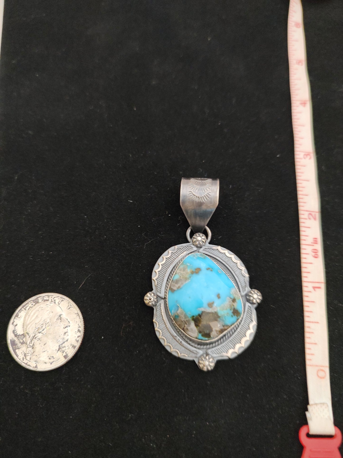 Kingman Turquoise Pendant