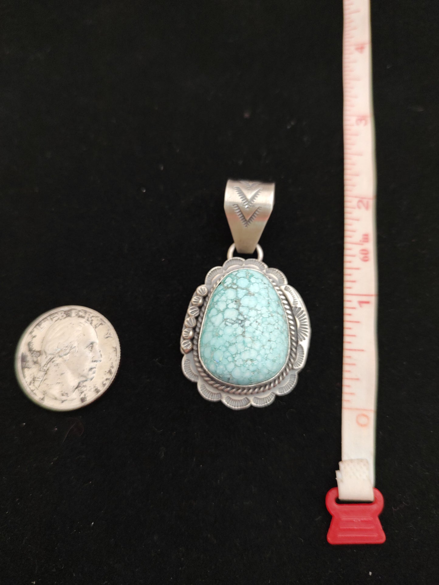 Water Web Turquoise Pendant
