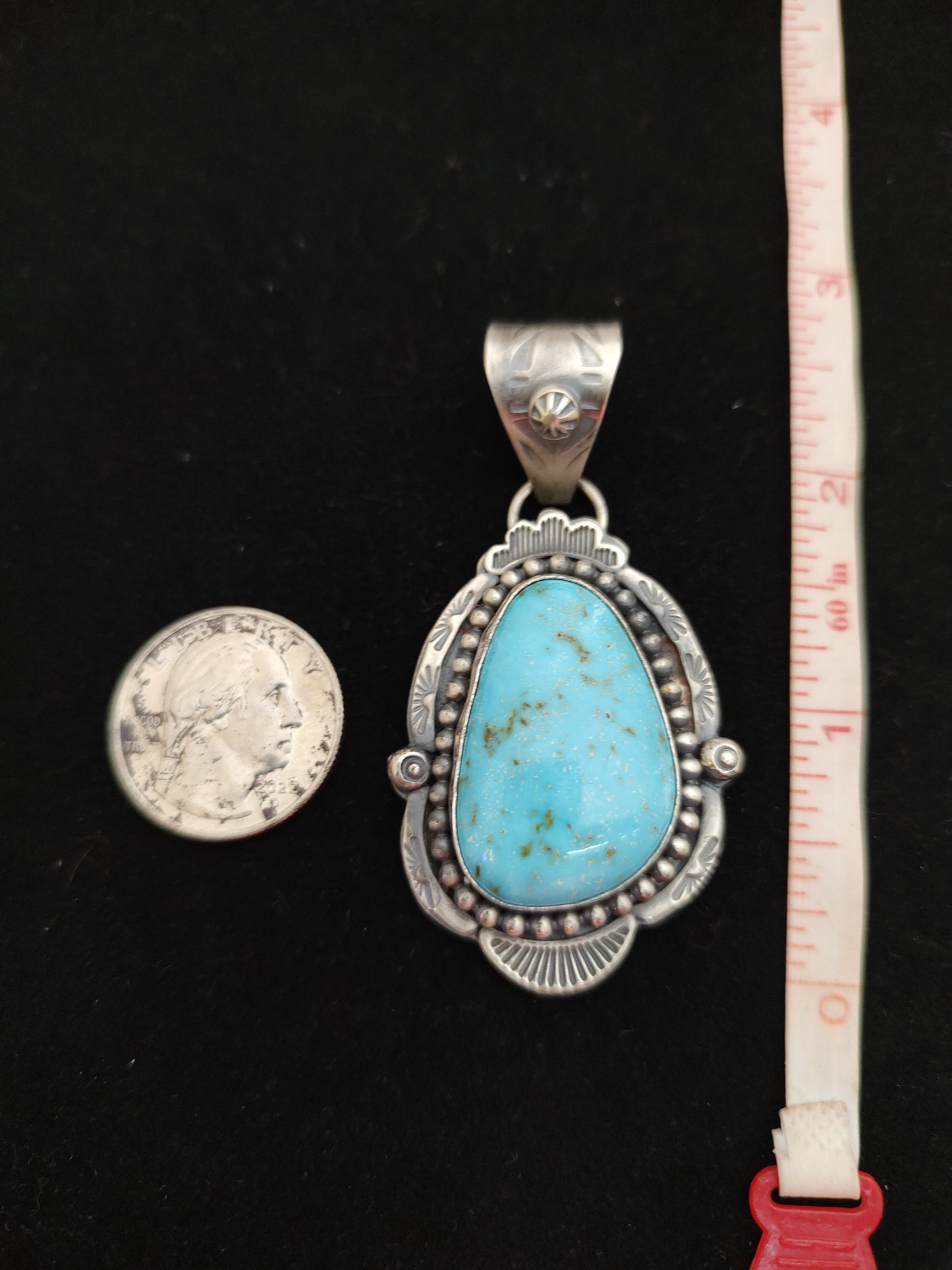 Kingman Turquoise Pendant