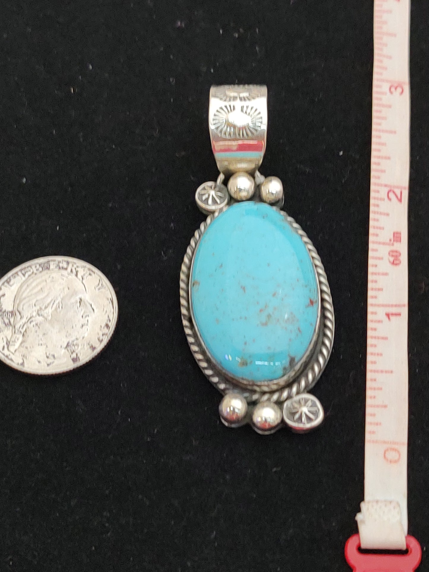 Kingman Turquoise Pendant