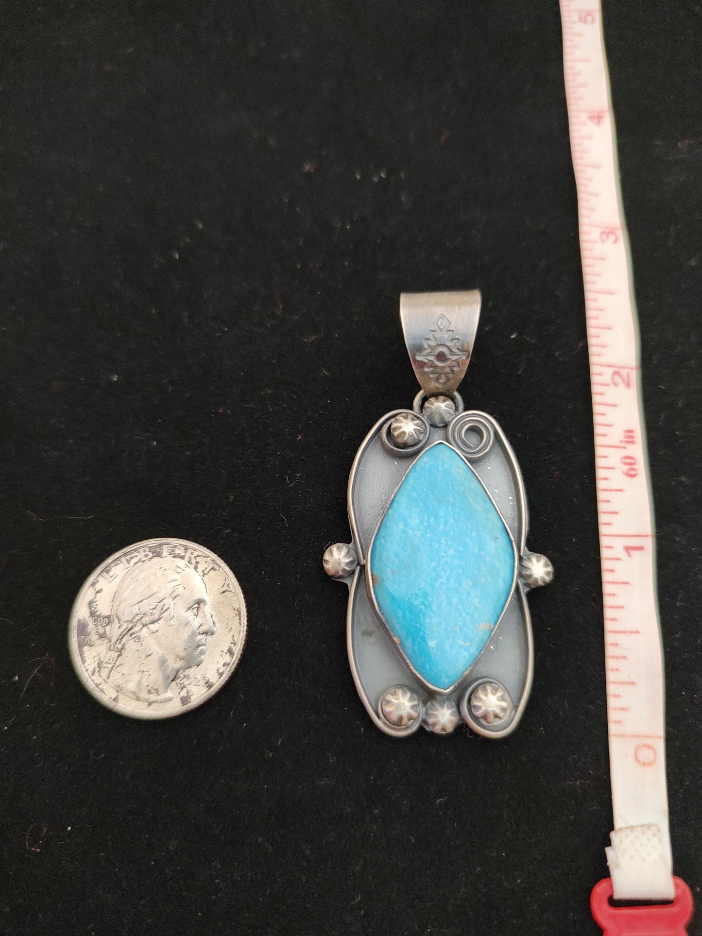 Kingman Turquoise Pendant