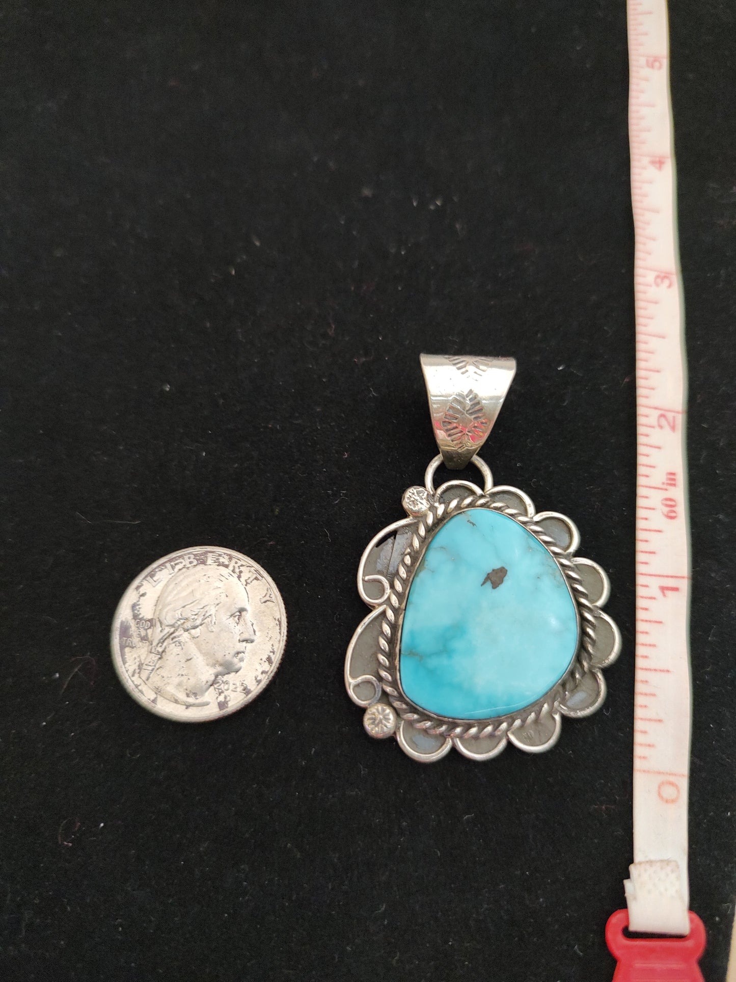 Kingman Turquoise Pendant