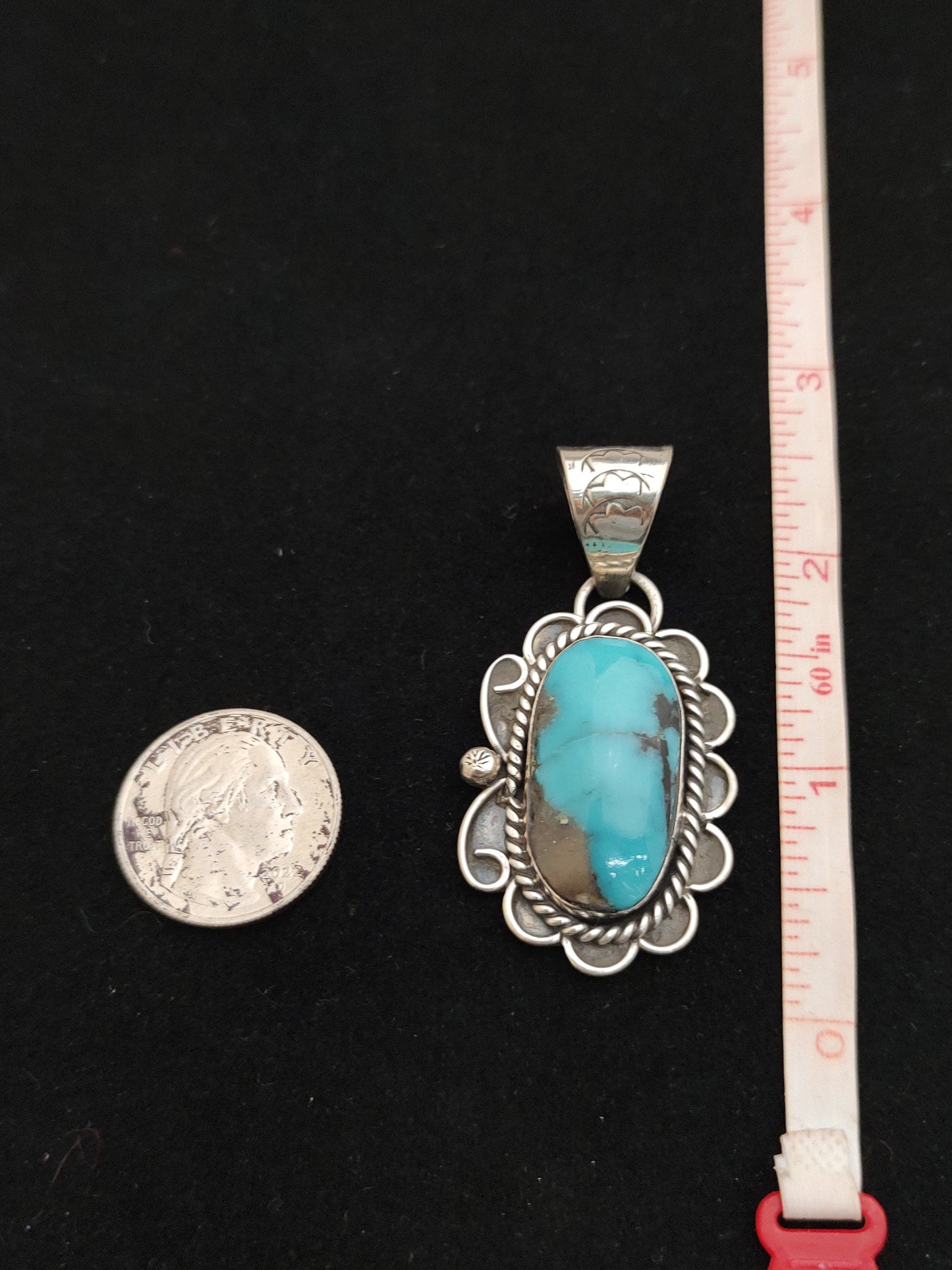 Bisbee Turquoise Pendant