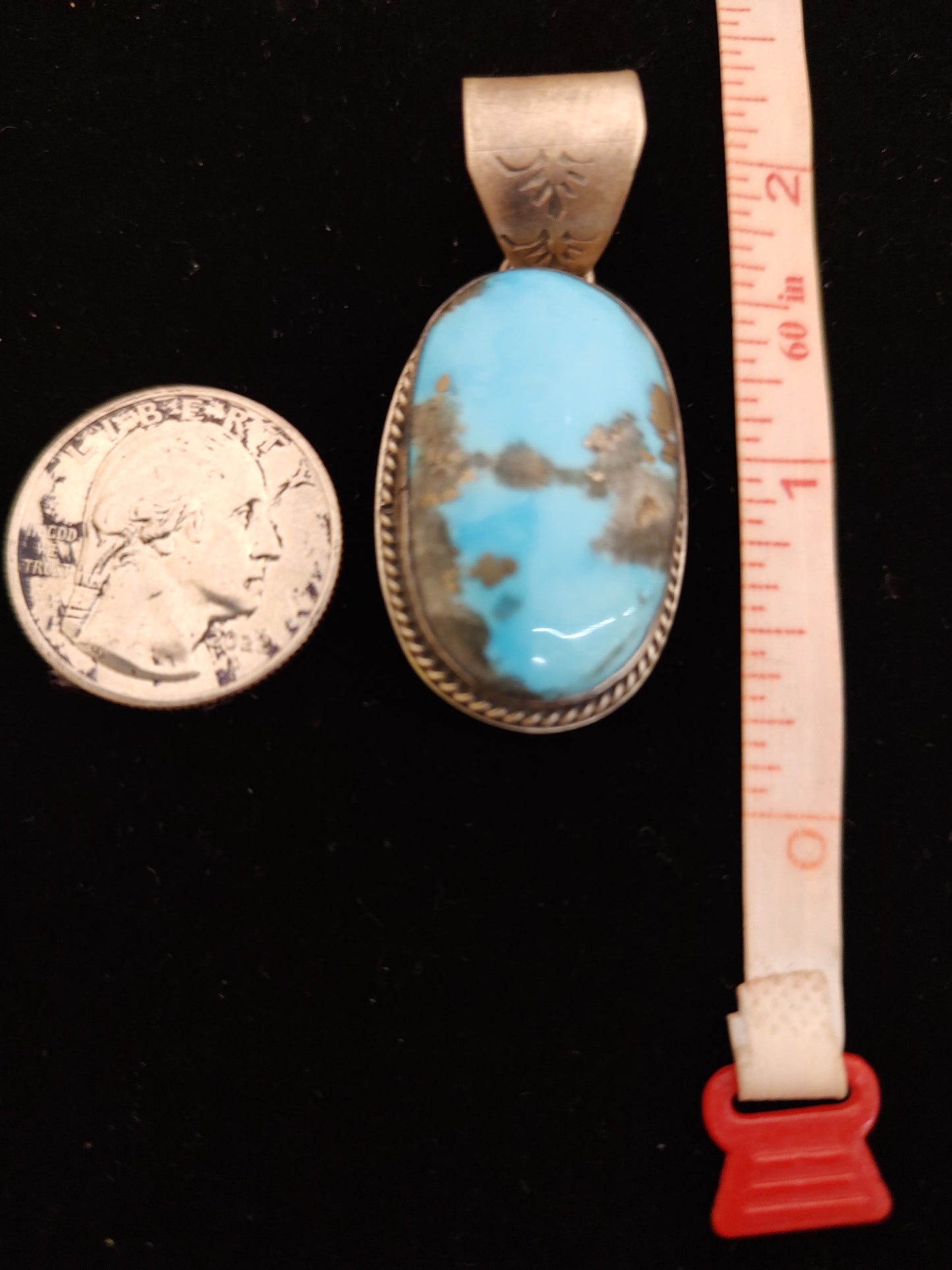 Kingman Turquoise Pendant
