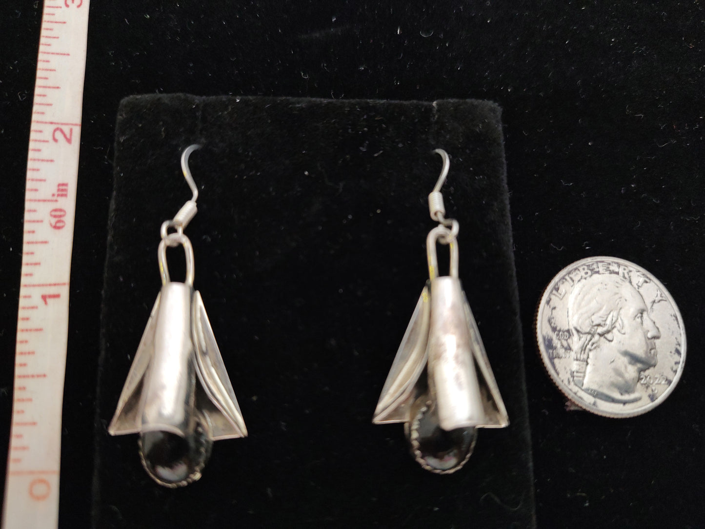 Black Onyx in a Blossom with Hooks