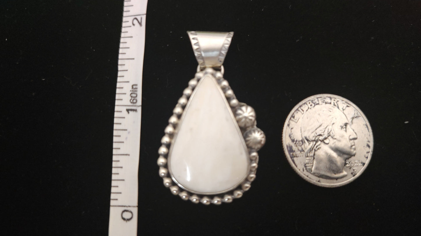 White Buffalo Pendant