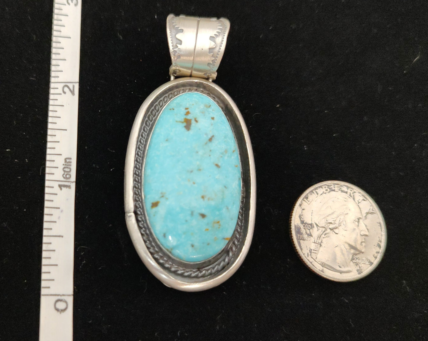 Kingman Turquoise Pendant