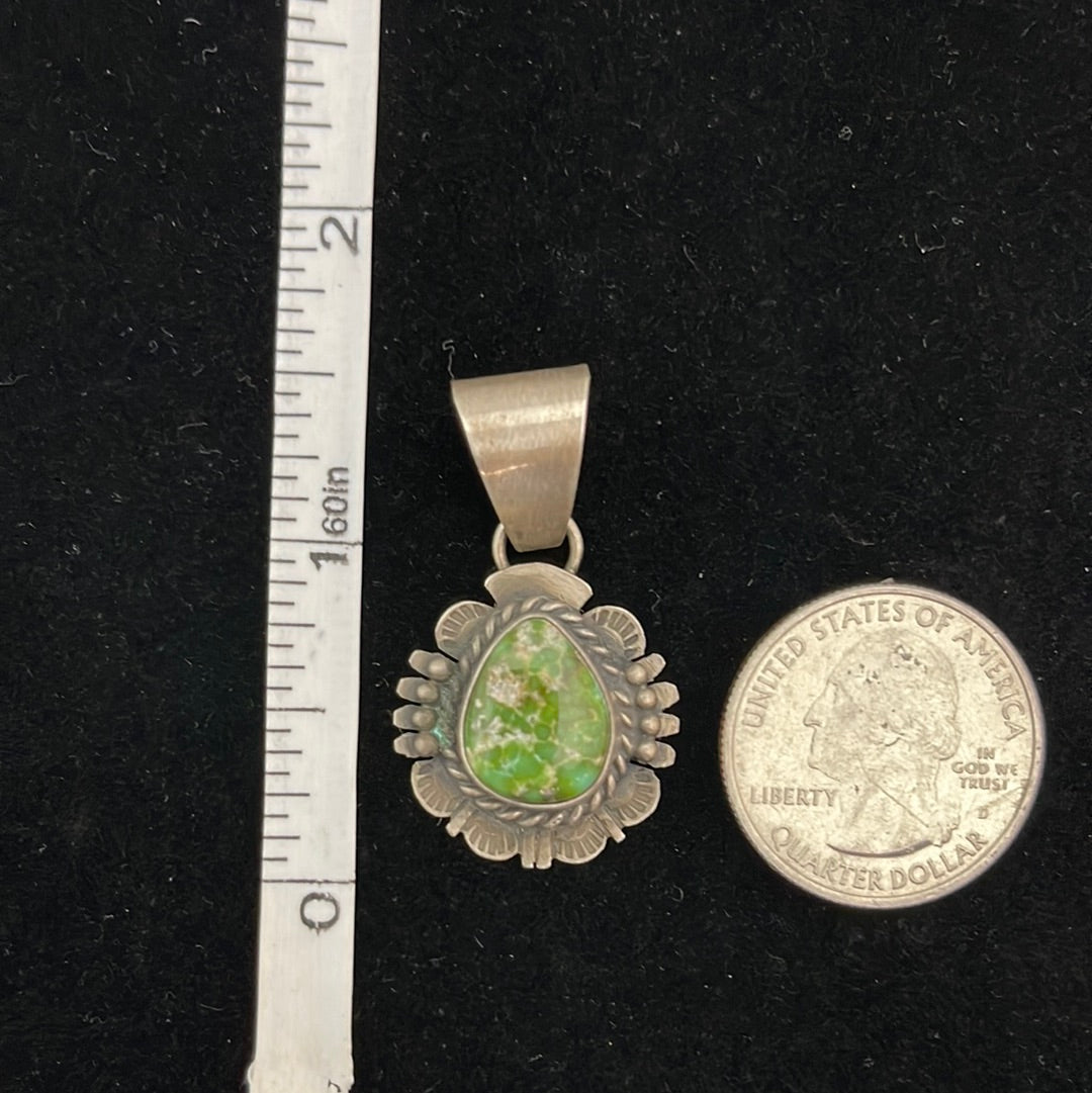 Sonoran Gold Turquoise Pendant