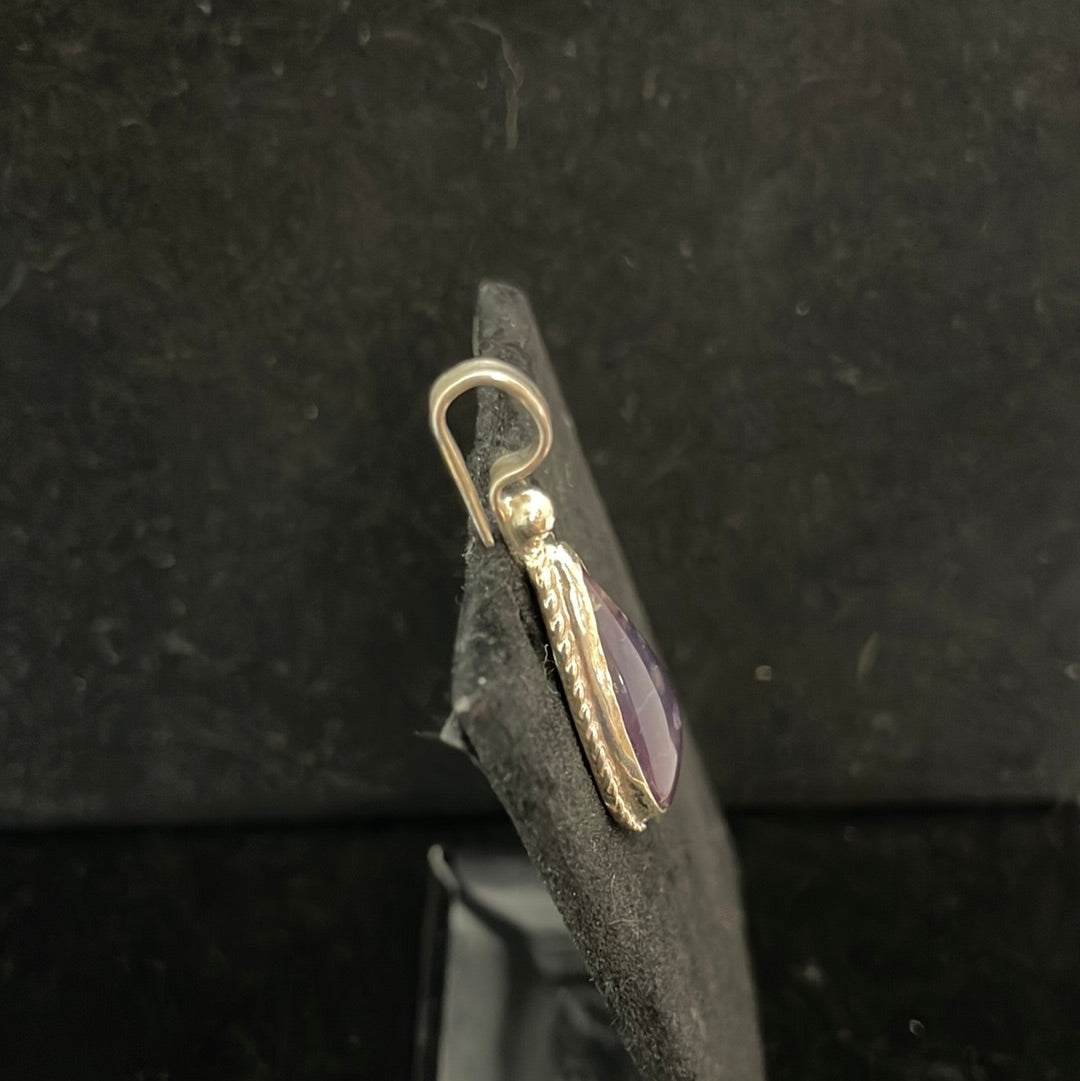 Vintage Jasper Shepherds Hook Pendant
