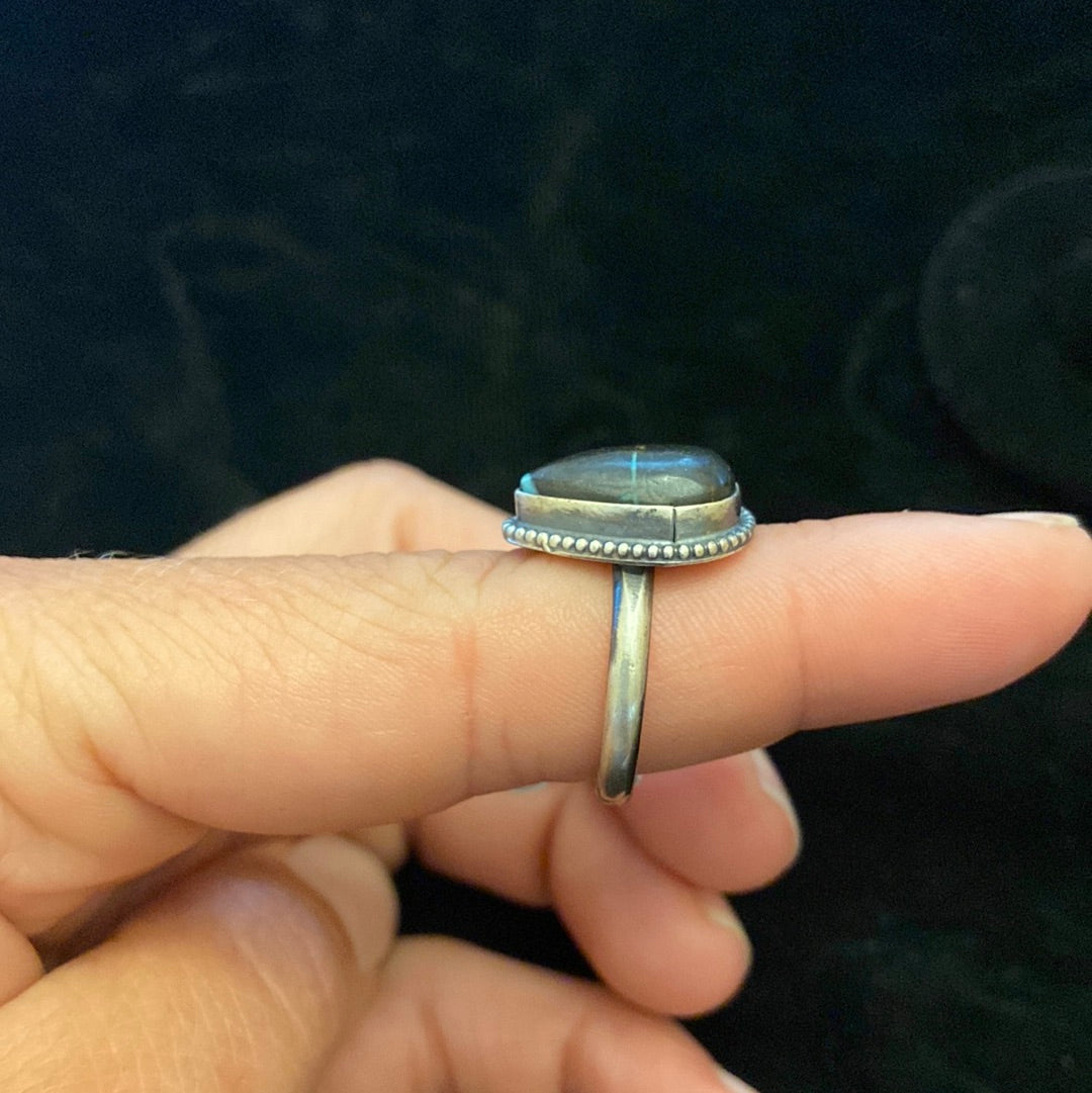 Black Buffalo Dainty Ring size 7.0