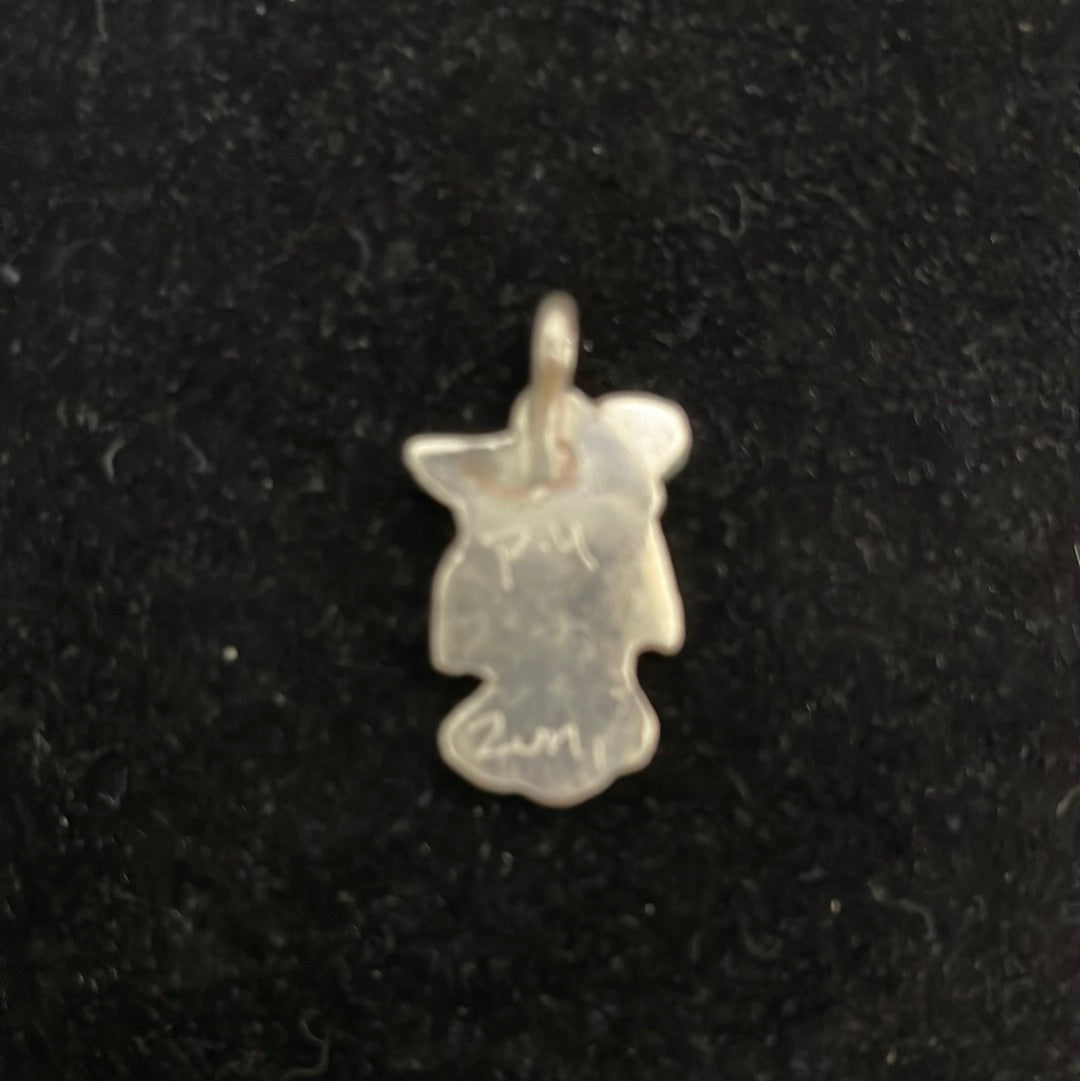 Lapis, Mother of Pearl, Black Jet, and Sleeping Beauty Turquoise Inlay Pendant