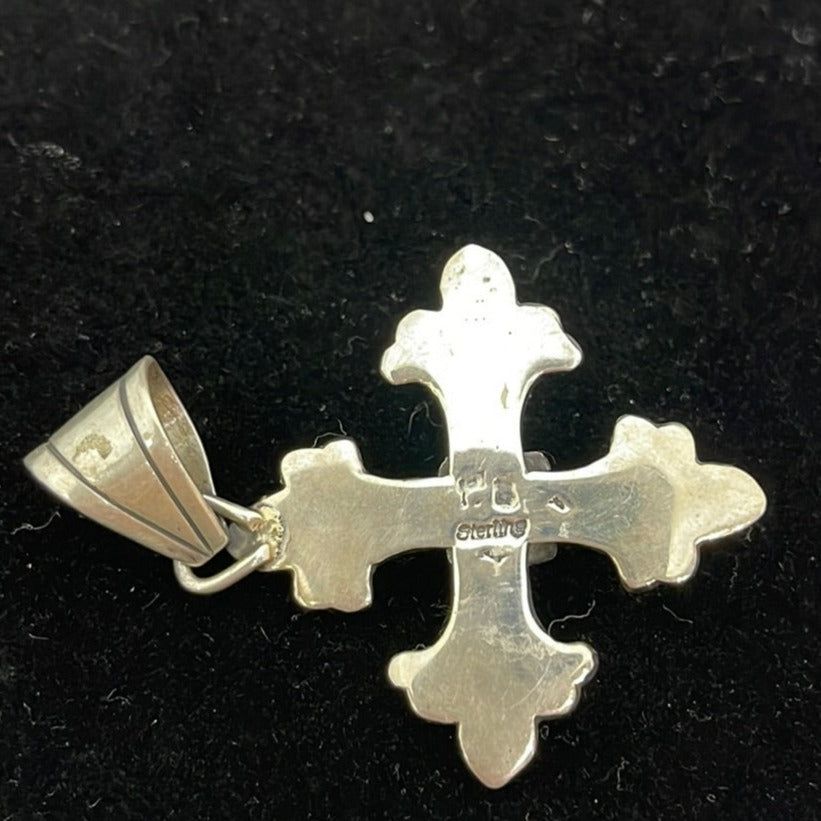 Lapis Cross Pendant
