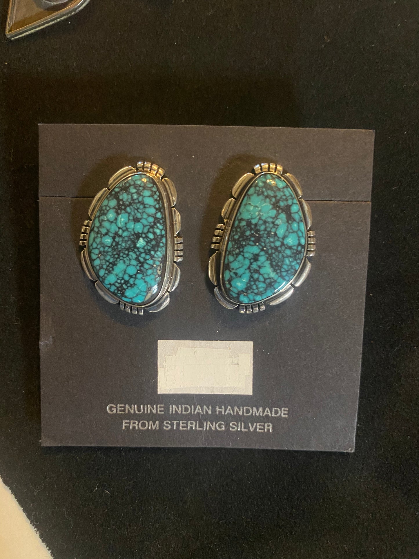 Highgrade Kingman Web Turquoise Post