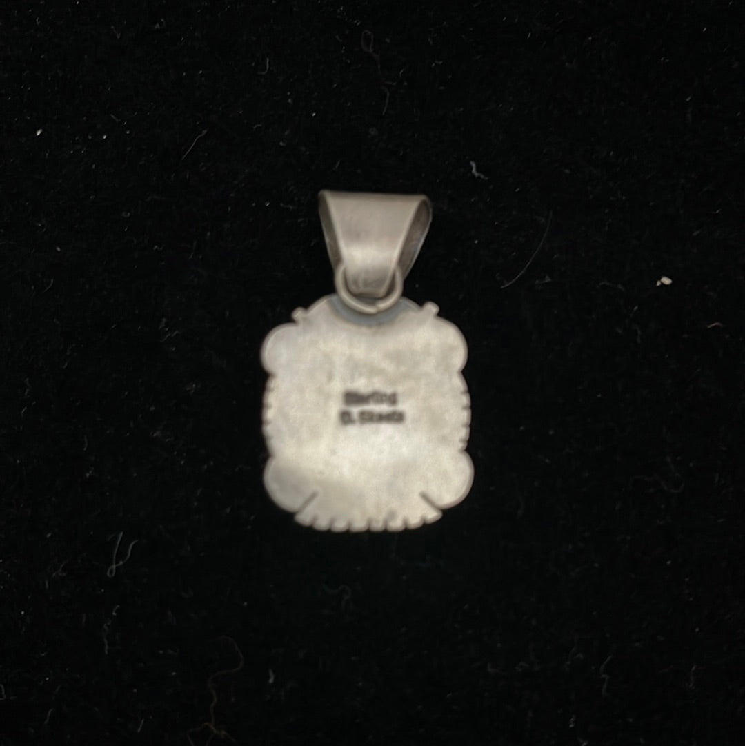 Sonoran Rose Turquoise Pendant