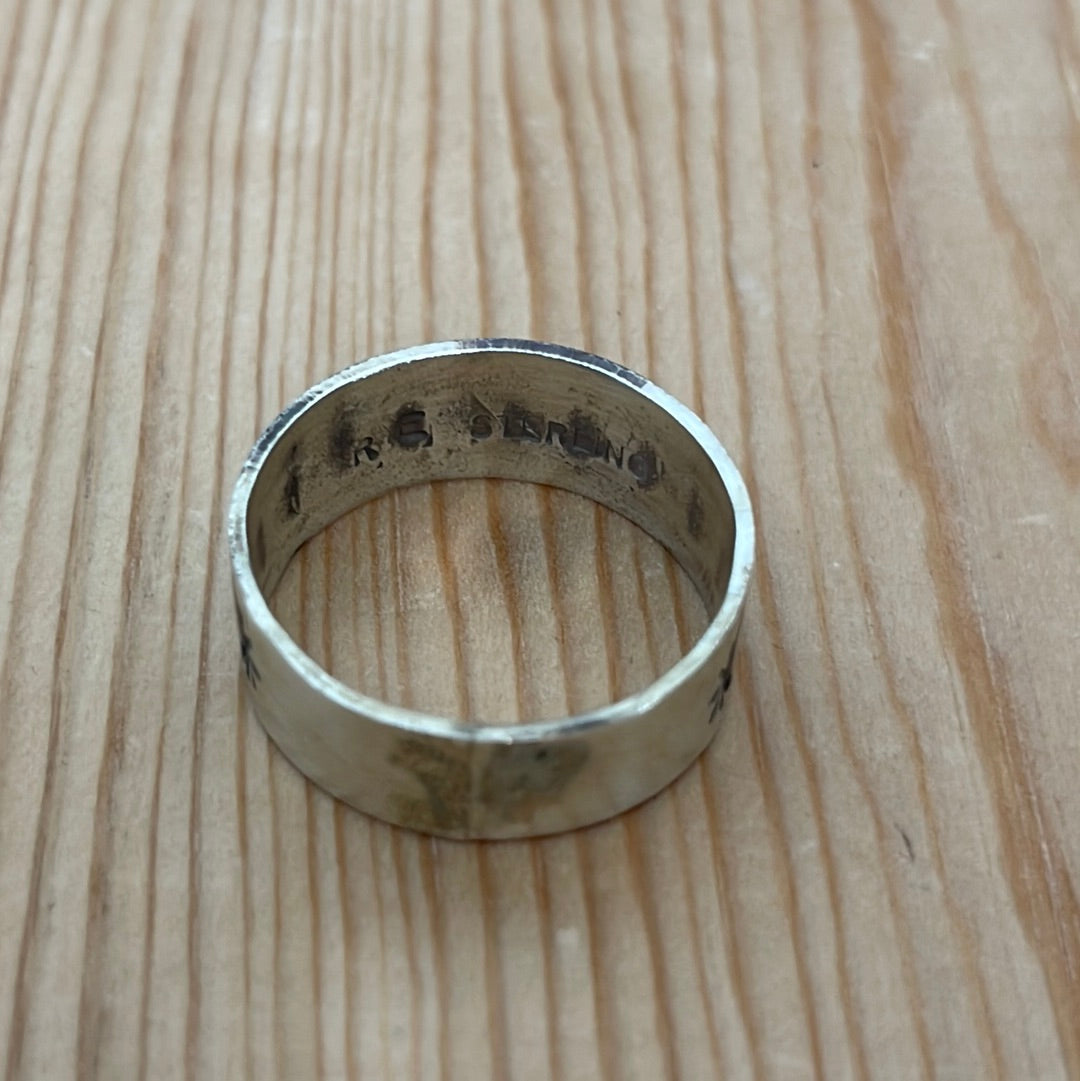 “Triangle” Stamped Band Ring