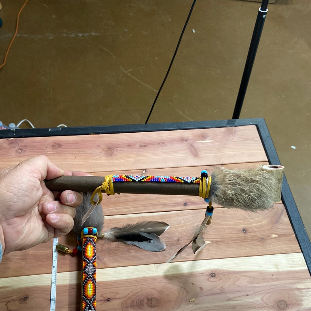 12" Fancy Peace Pipe