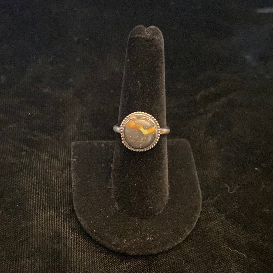 Black Buffalo Dainty Ring size 8.5