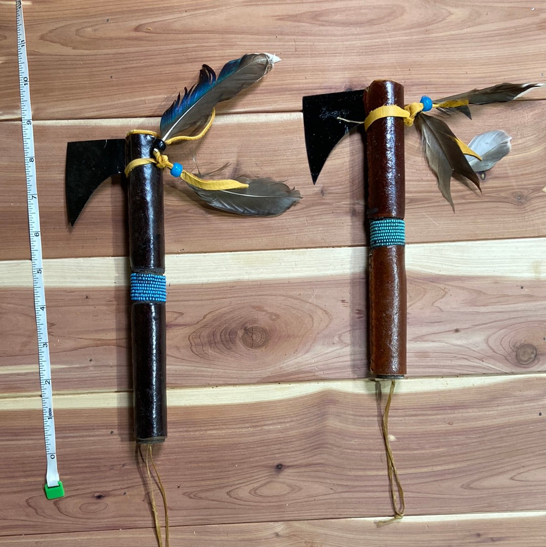 8" Hand Beaded Tomahawk