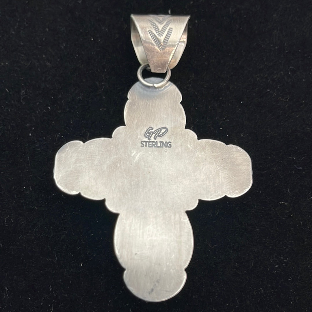 Egyptian Turquoise Cross Pendant